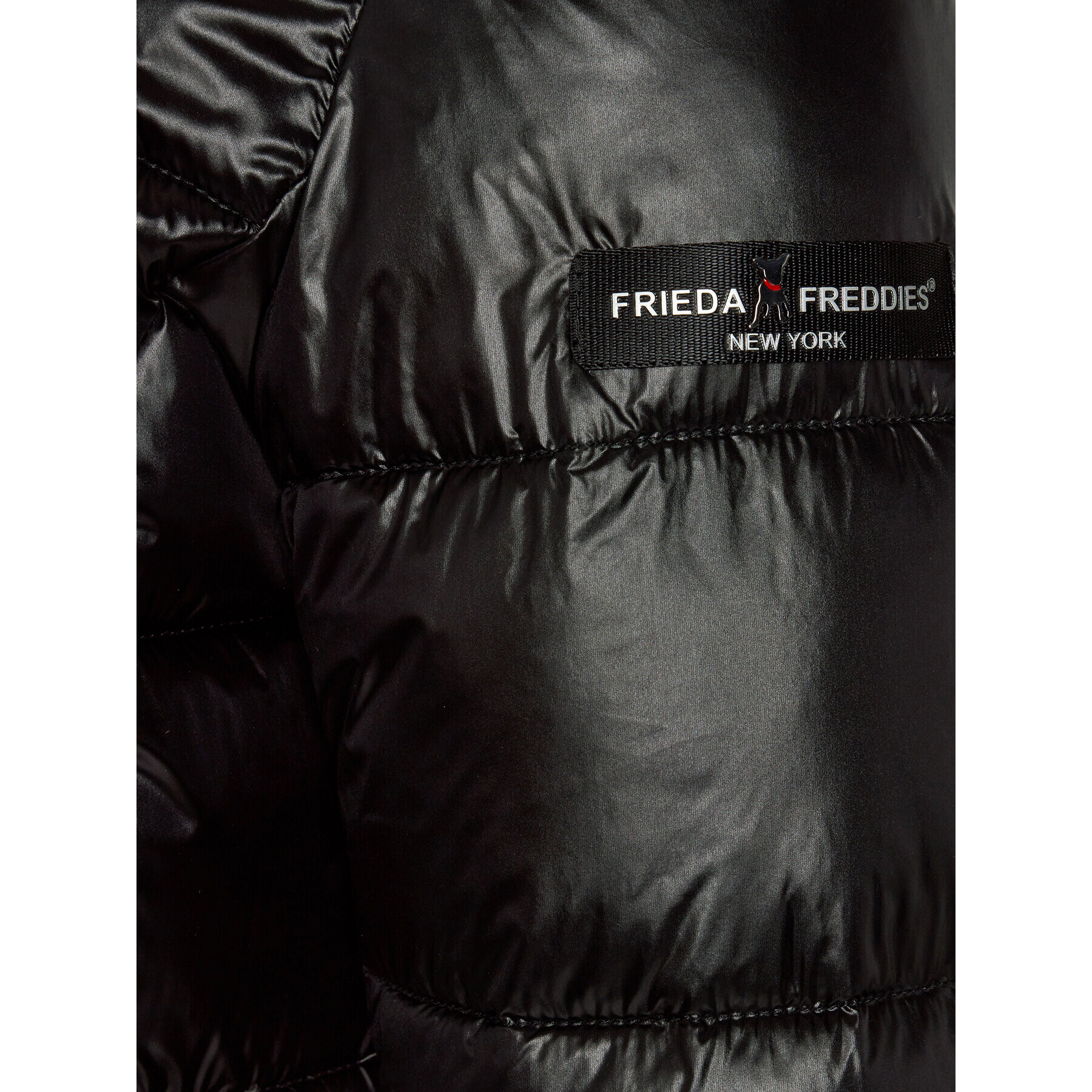 Frieda & Freddies Geacă din puf 1870A Negru Regular Fit - Pled.ro