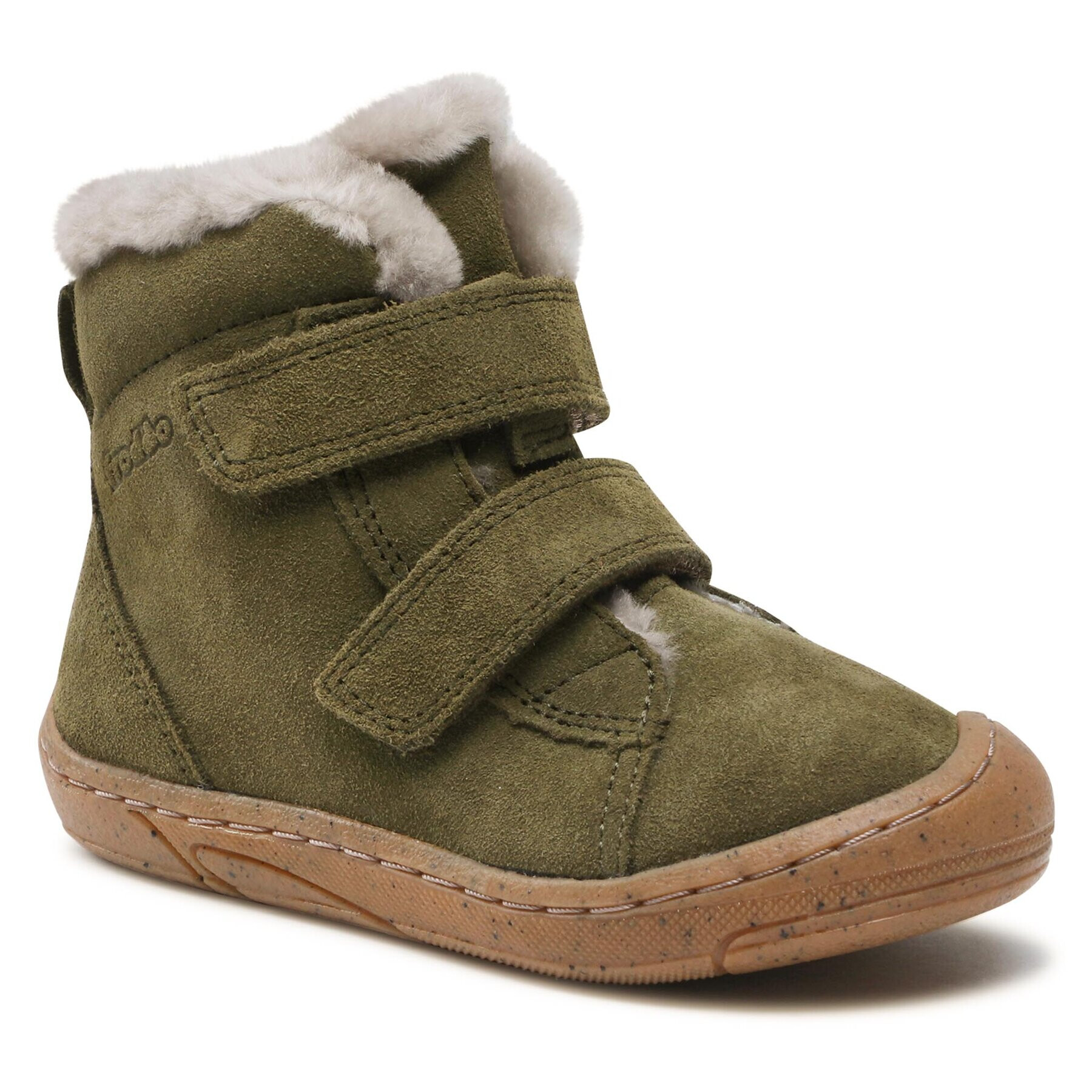 Froddo Cizme Minni Suede Velcro G2110126-3 S Verde - Pled.ro