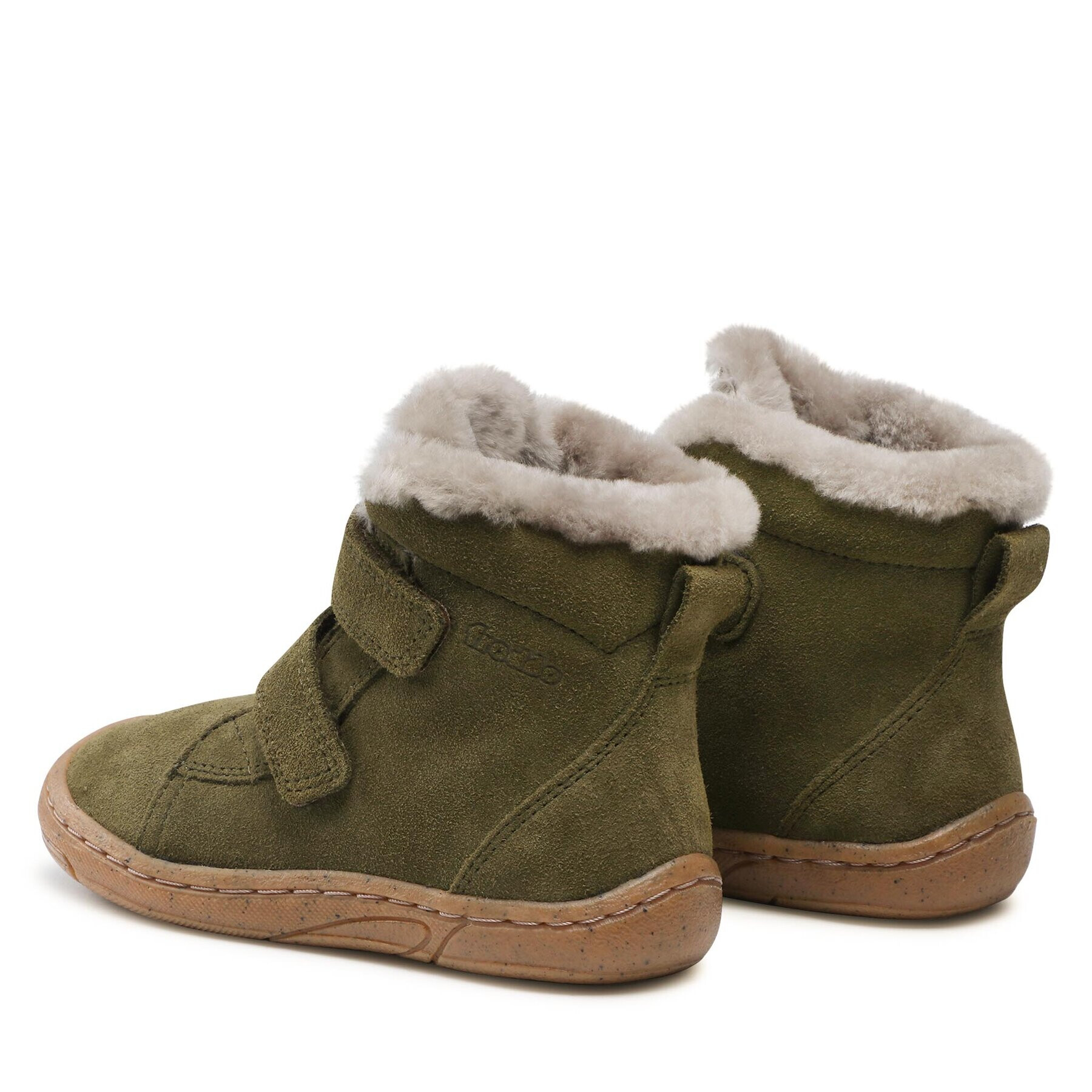 Froddo Cizme Minni Suede Velcro G2110126-3 S Verde - Pled.ro