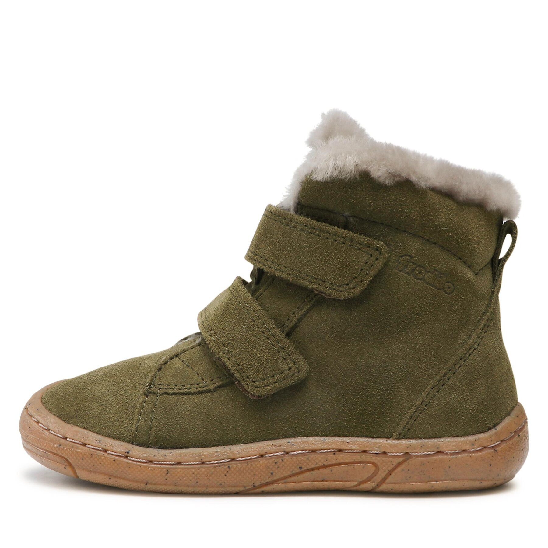 Froddo Cizme Minni Suede Velcro G2110126-3 S Verde - Pled.ro