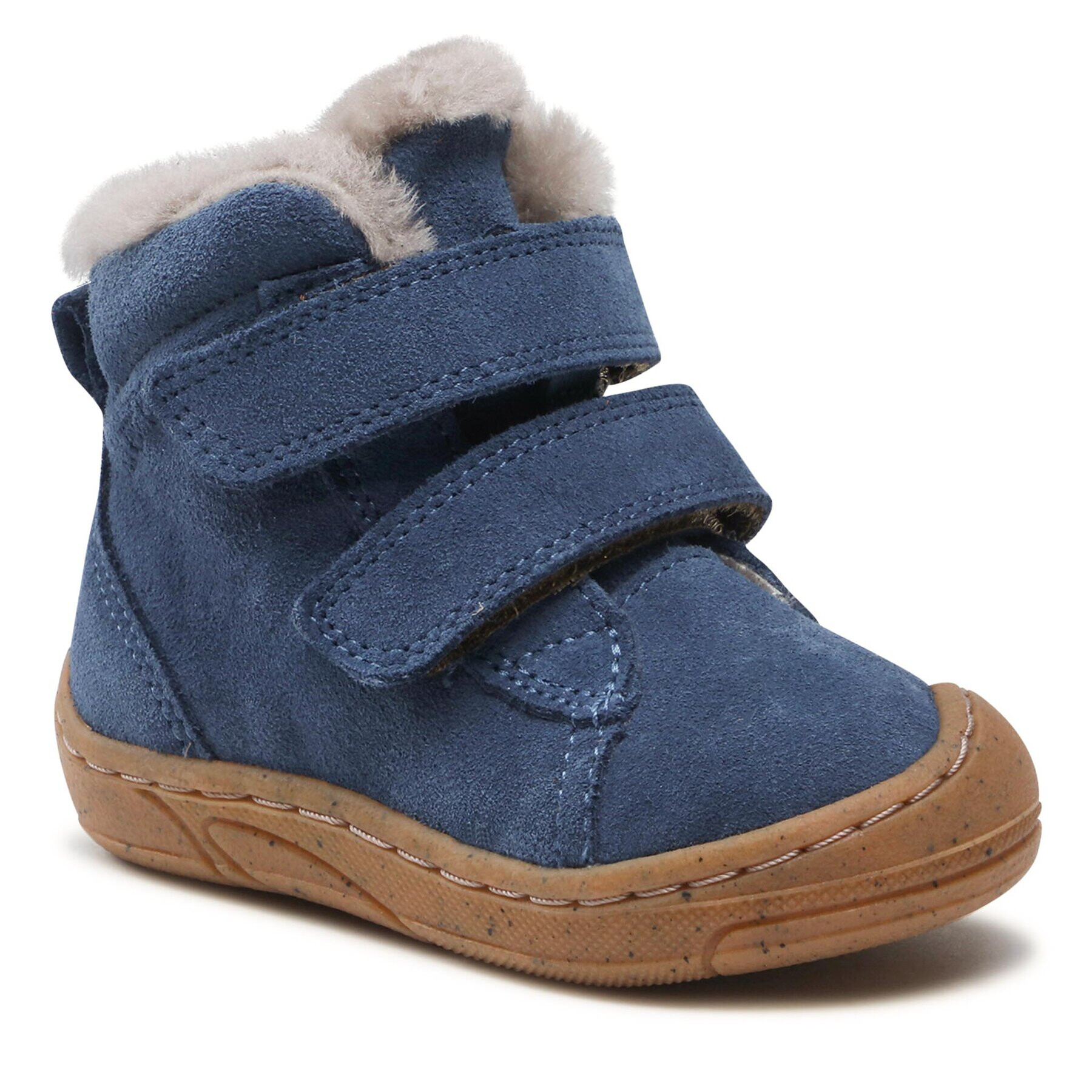 Froddo Cizme Minni Suede Velcro G2110126-6 M Albastru - Pled.ro