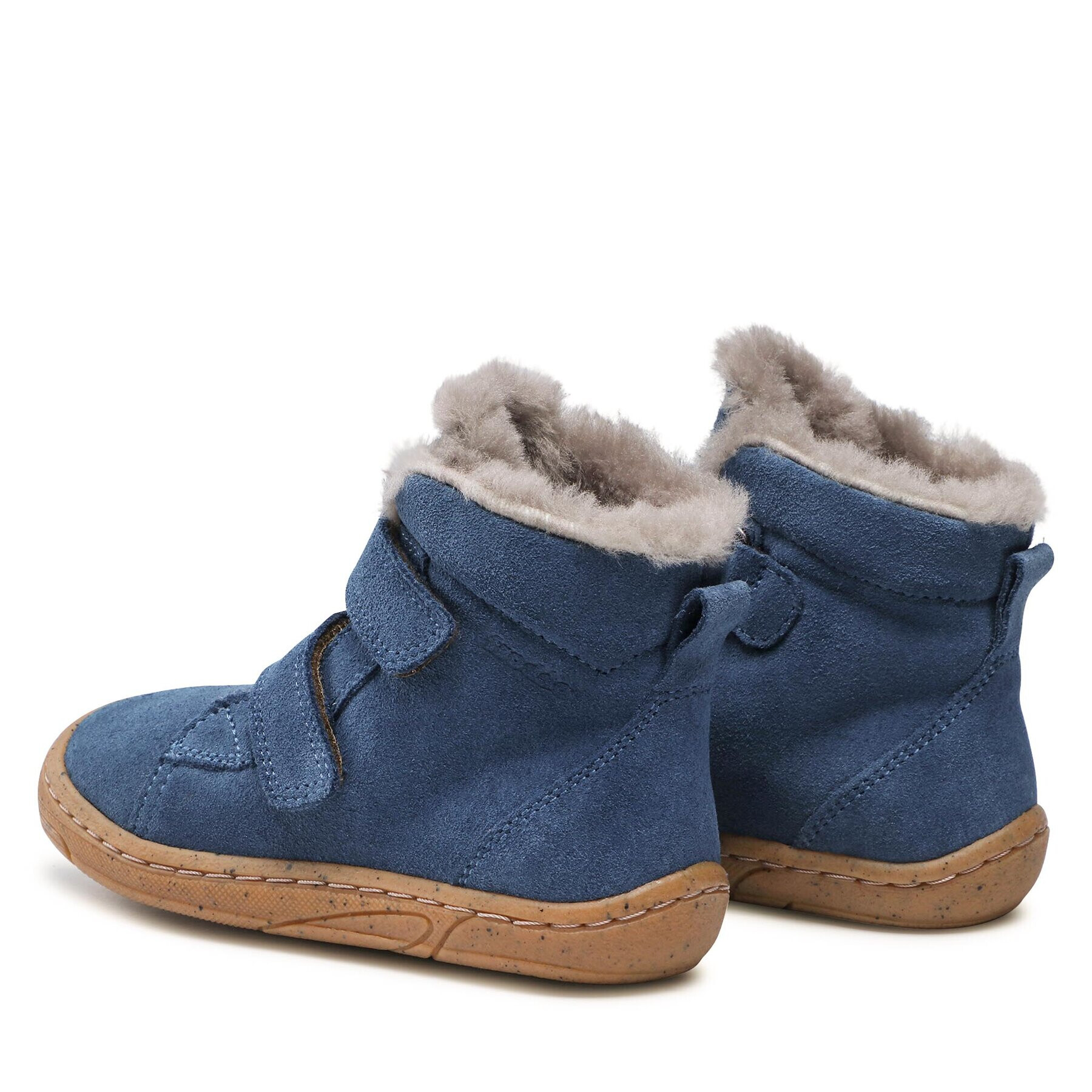 Froddo Cizme Minnie Suede Velcro G2110126-6 S Albastru - Pled.ro