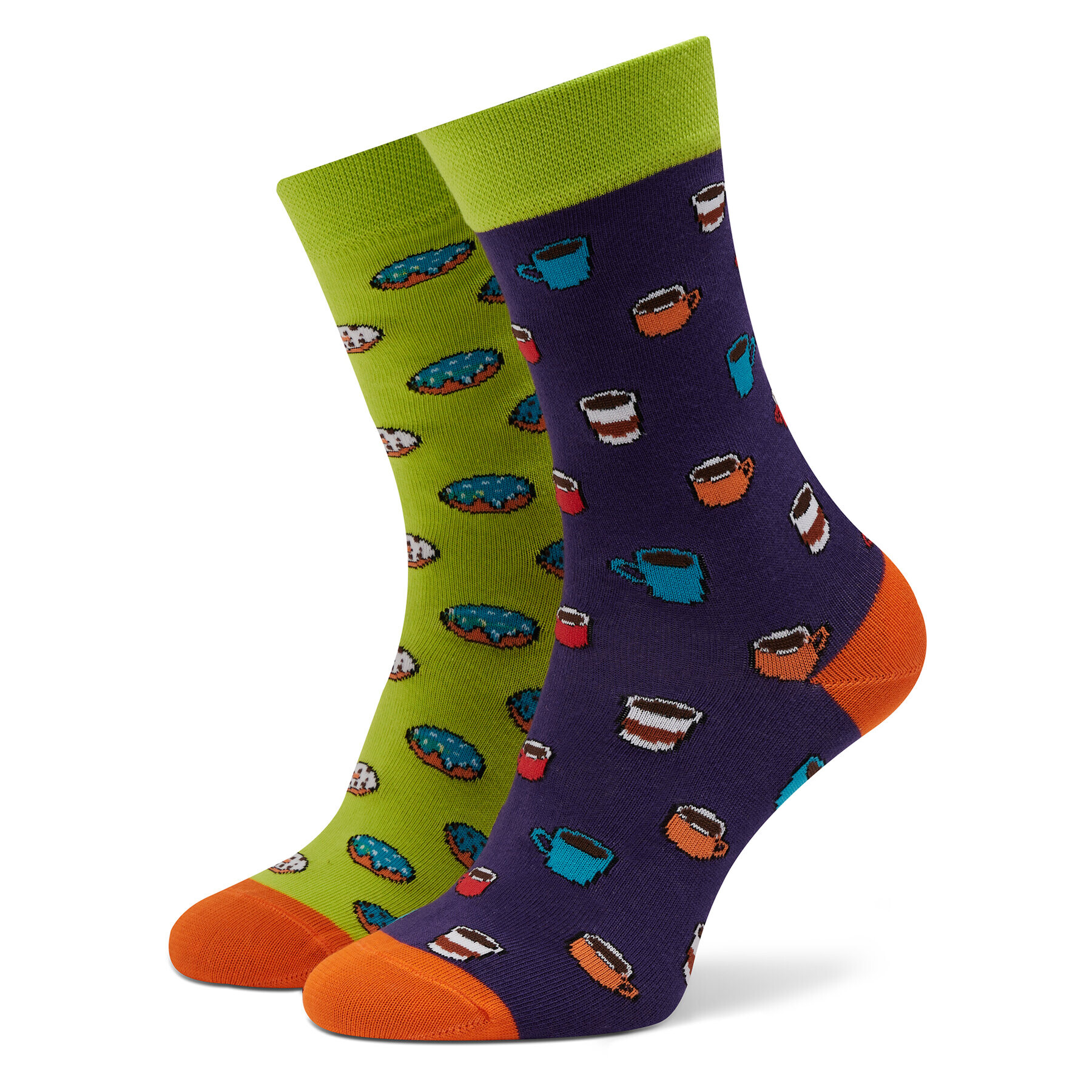 Funny Socks Șosete Înalte Unisex Coffee Break SM1/12 Colorat - Pled.ro