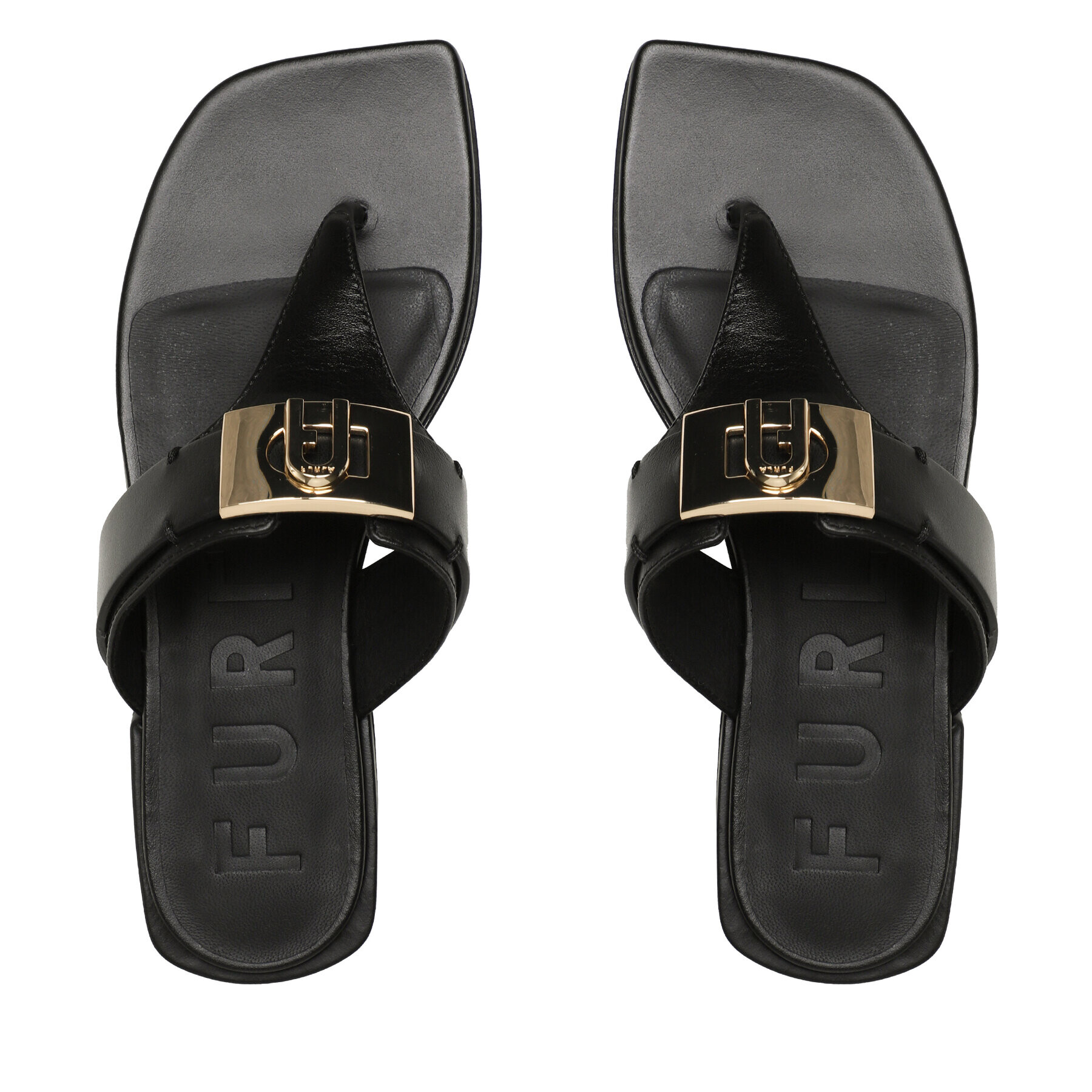 Furla Flip flop Zoe YG42FZE-Y62000-O6000-1-007-20-IT Negru - Pled.ro