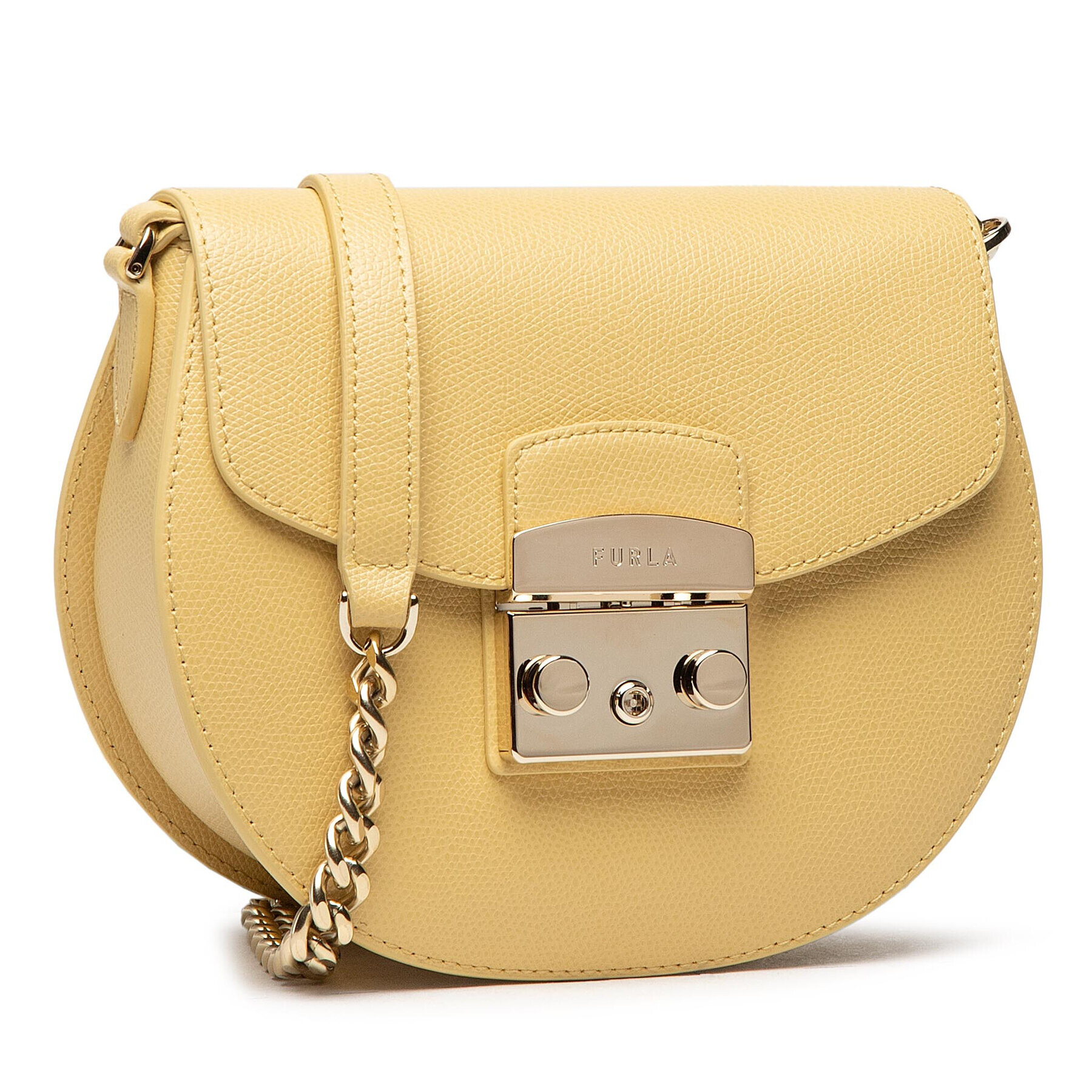 Furla Geantă Metropolis BATJEP0-ARE000-MIM00-1-007-20-BG-B Galben - Pled.ro