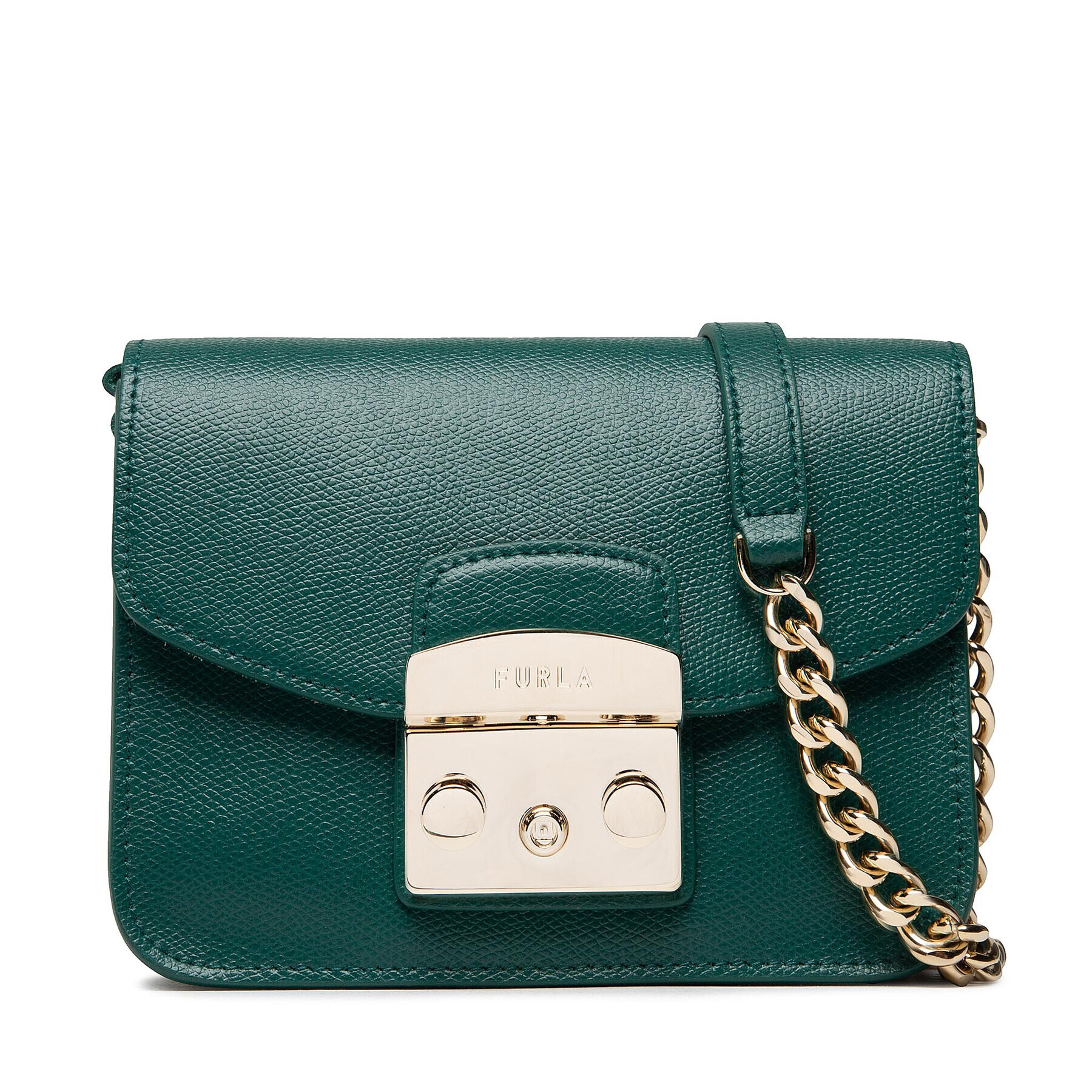 Furla Geantă Metropolis WB00217-ARE000-JAS00-1-007-20-BG-B Verde - Pled.ro