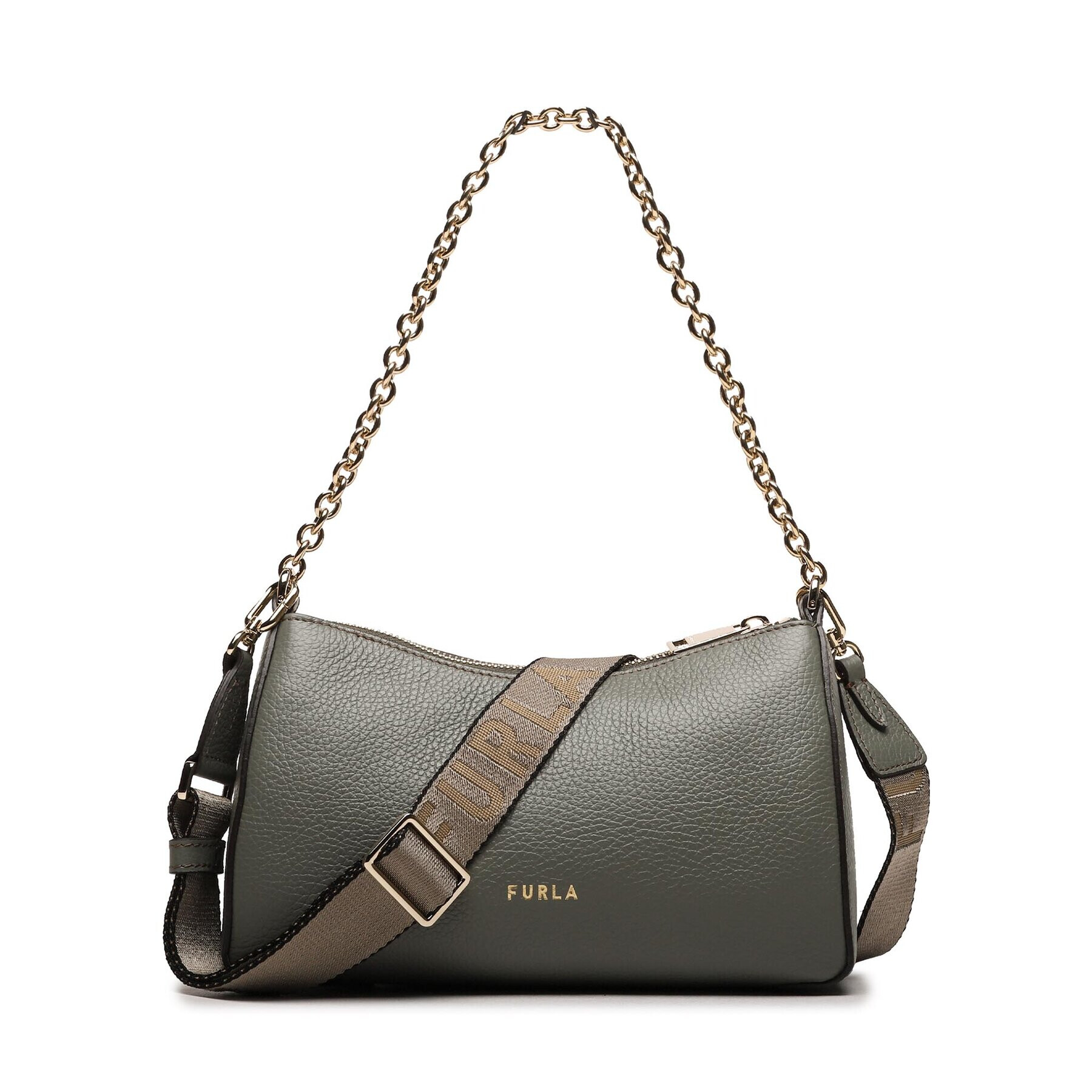 Furla Geantă Primula WB00903-BX0356-2529S-9035 Verde - Pled.ro