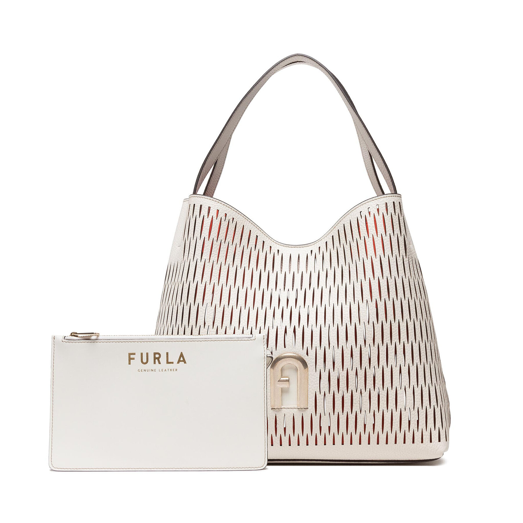 Furla Geantă Primula WB00453-W53000-01B00-9-036-20-IT-B Alb - Pled.ro