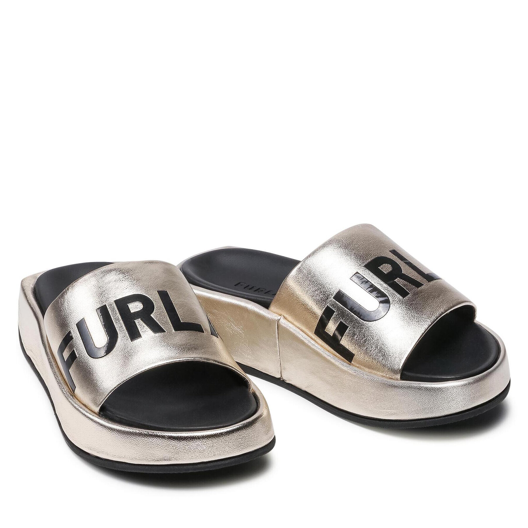 Furla Șlapi Real YE20REA-A.0541-0332S-4-401-20-AL-3500 S Auriu - Pled.ro