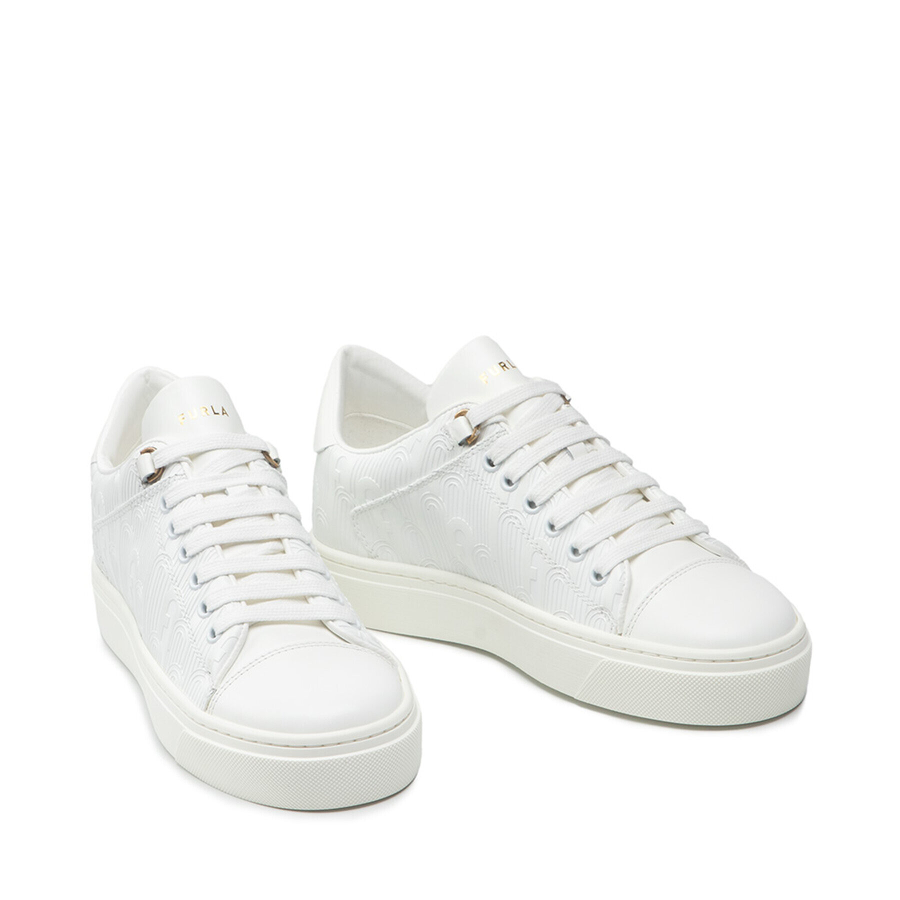 Furla Sneakers Hikaia Low YE51HKL-BX0072-01B00-9-0001-20-AL Alb - Pled.ro