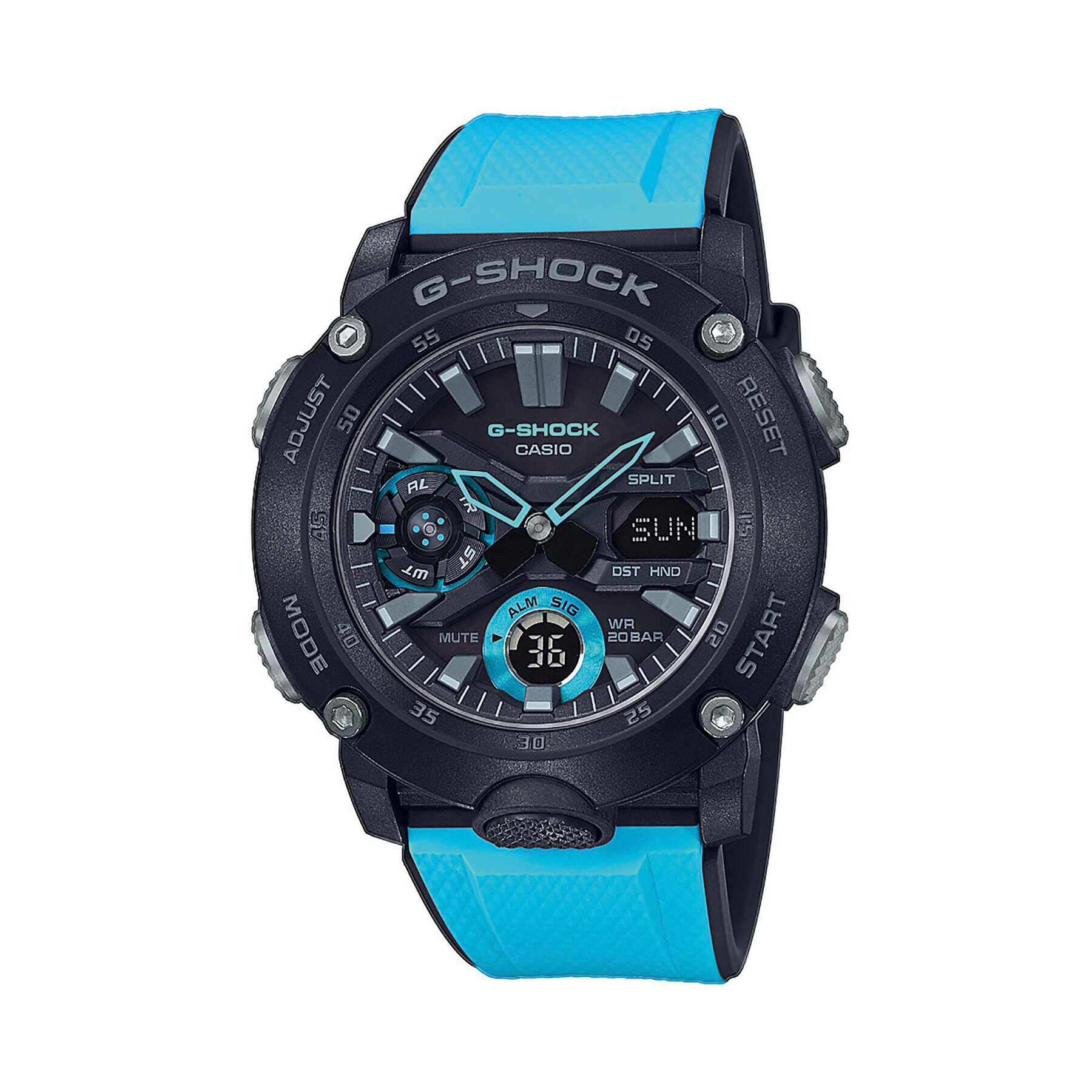 G-Shock Ceas GA-2000-1A2ER Negru - Pled.ro