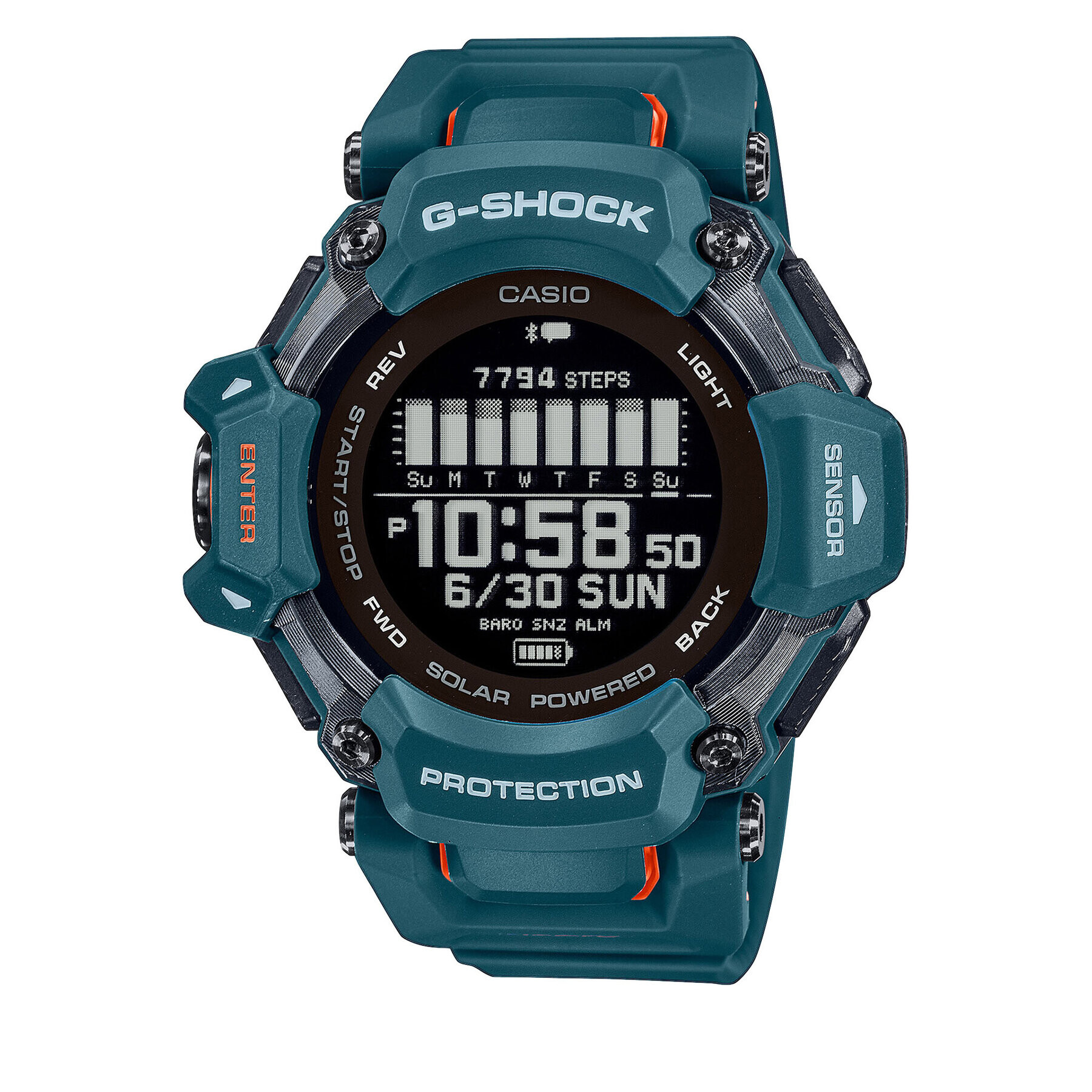 G-Shock Smartwatch GBD-H2000-2ER Verde - Pled.ro