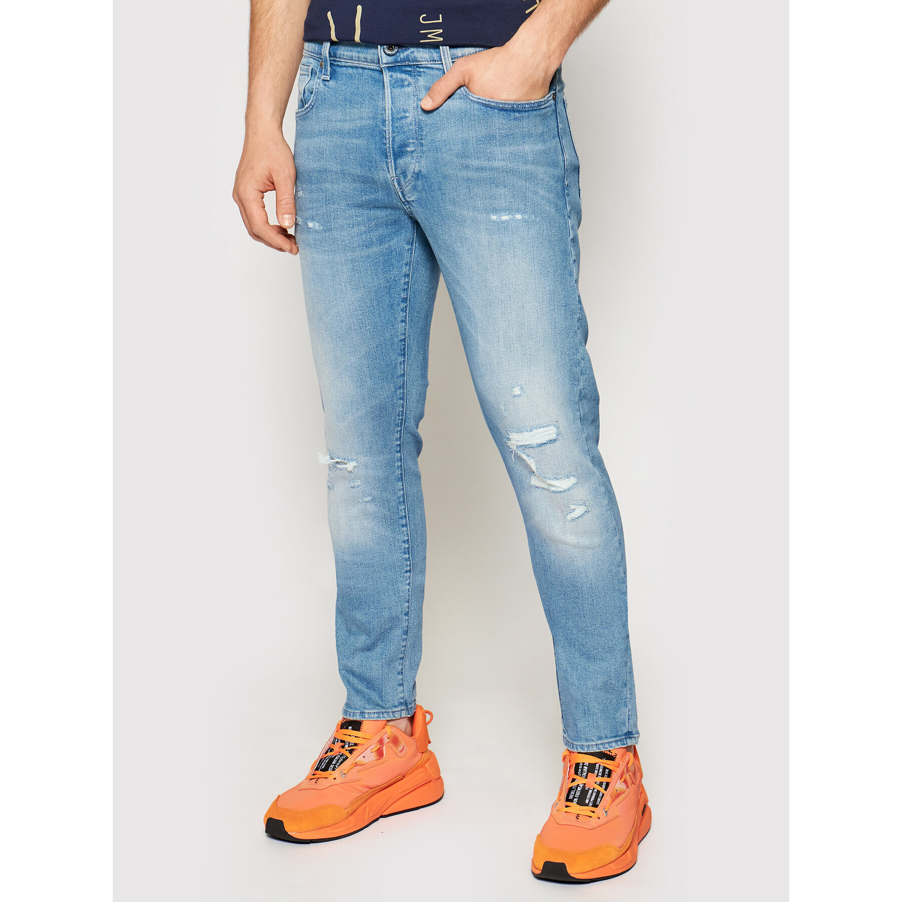 G-Star Raw Blugi 3301 51001-B631-C457 Albastru Slim Fit - Pled.ro