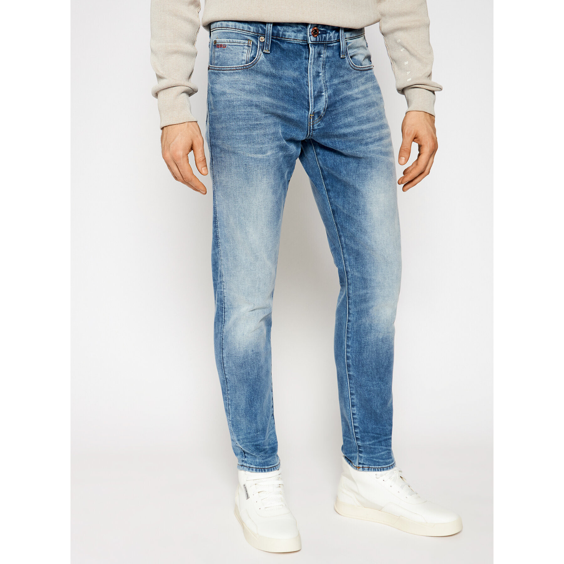 G-Star Raw Blugi 3301 51001-C052-C003 Albastru Slim Fit - Pled.ro