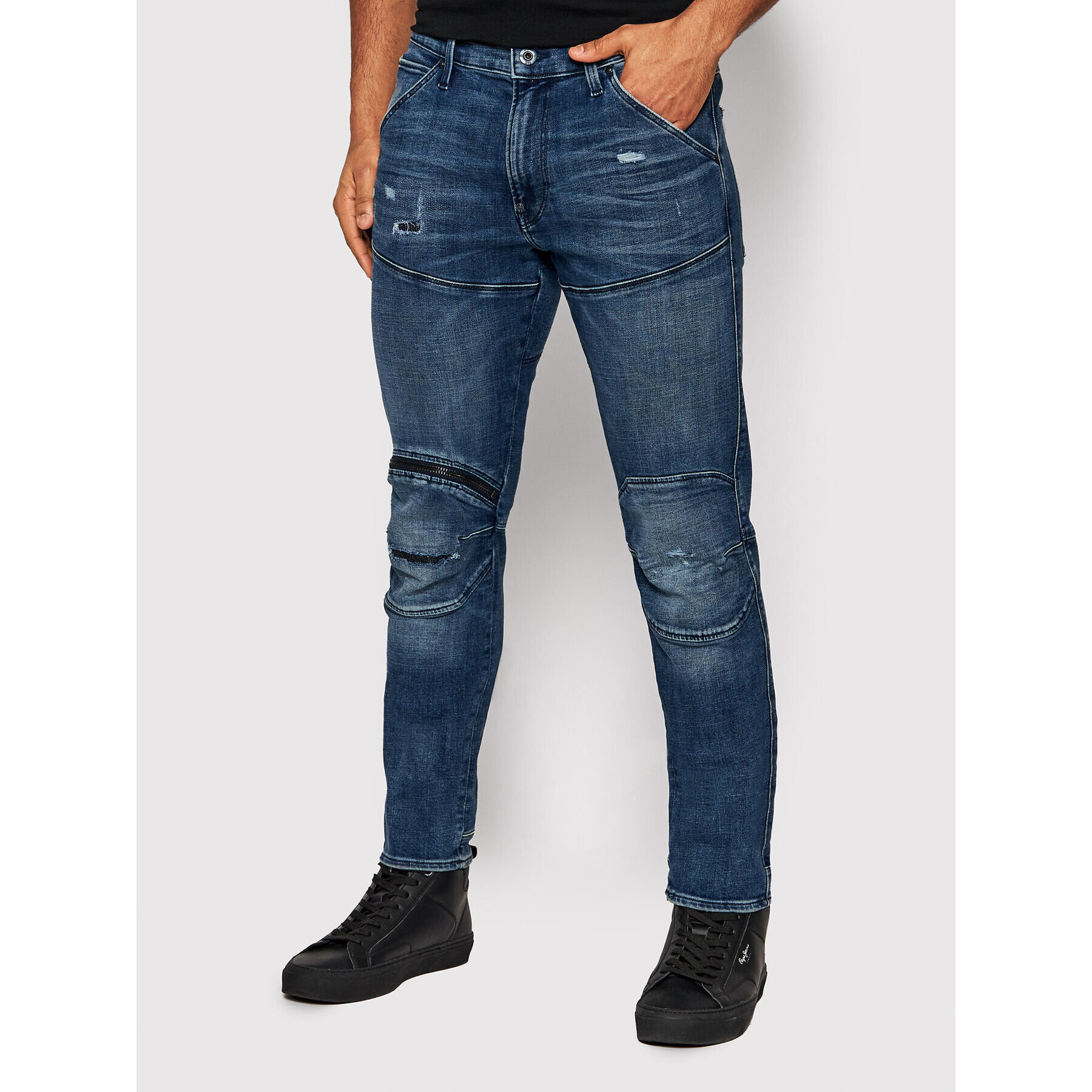 G-Star Raw Blugi 5620 3D D01252-C051-C966 Bleumarin Skinny Fit - Pled.ro