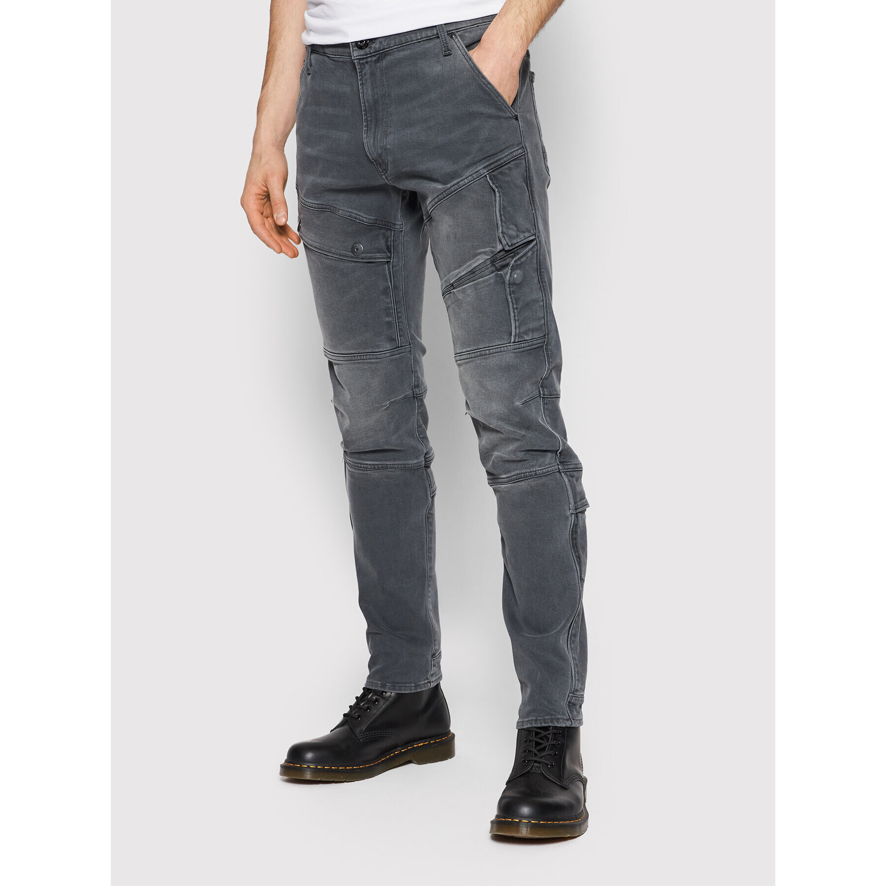 G-Star Raw Blugi Airblaze 3D D16129-C910-C778 Gri Skinny Fit - Pled.ro