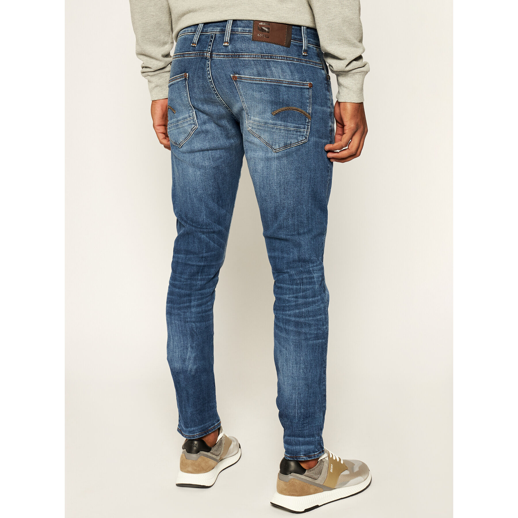 G-Star Raw Blugi Revend 51010-8968-6028 Bleumarin Skinny Fit - Pled.ro