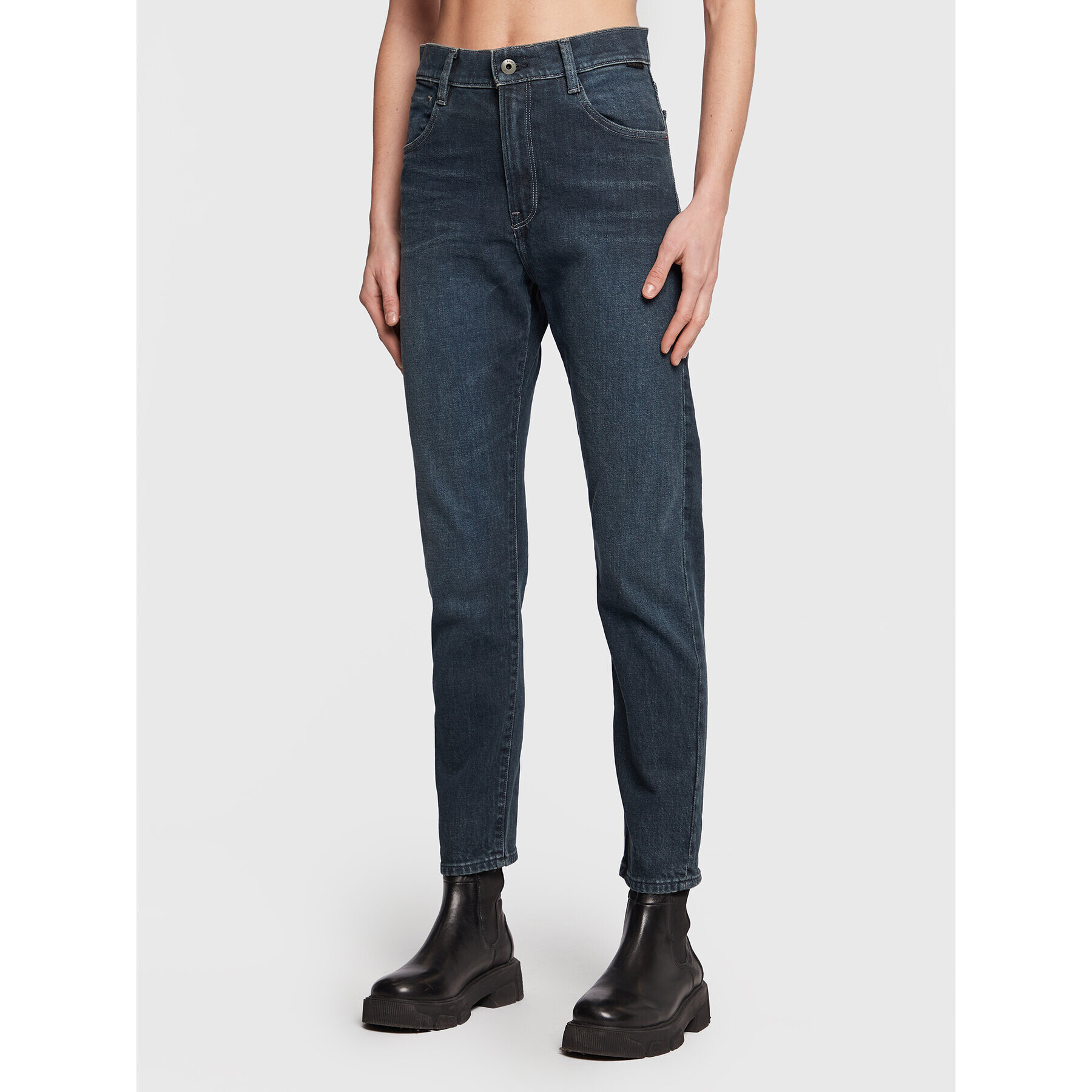 G-Star Raw Blugi Virjinya D21078-D164-D325 Bleumarin Slim Fit - Pled.ro