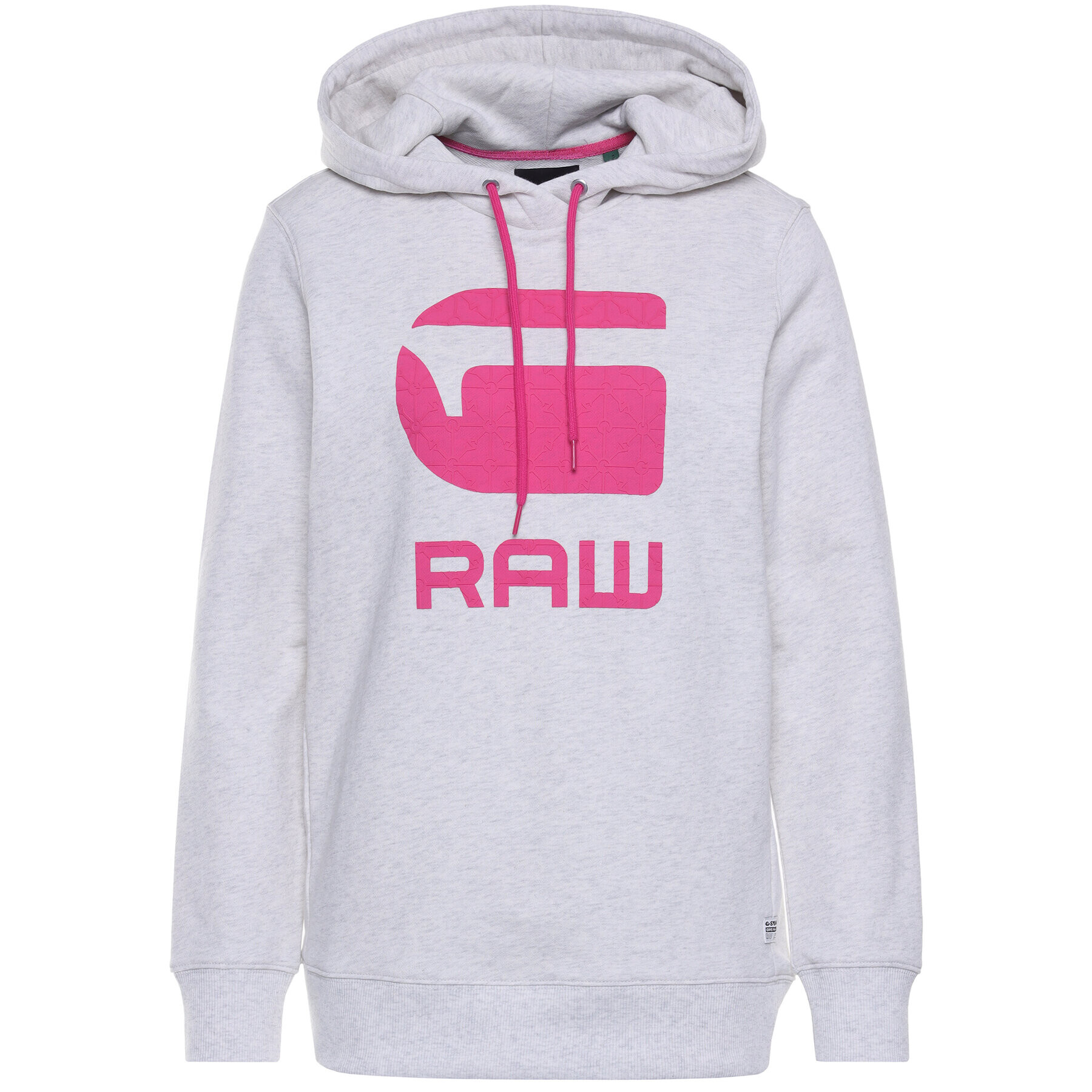 G-Star Raw Bluză Boyfriend Diamond Line Graphic Hooded D16236-A613-971 Gri Loose Fit - Pled.ro