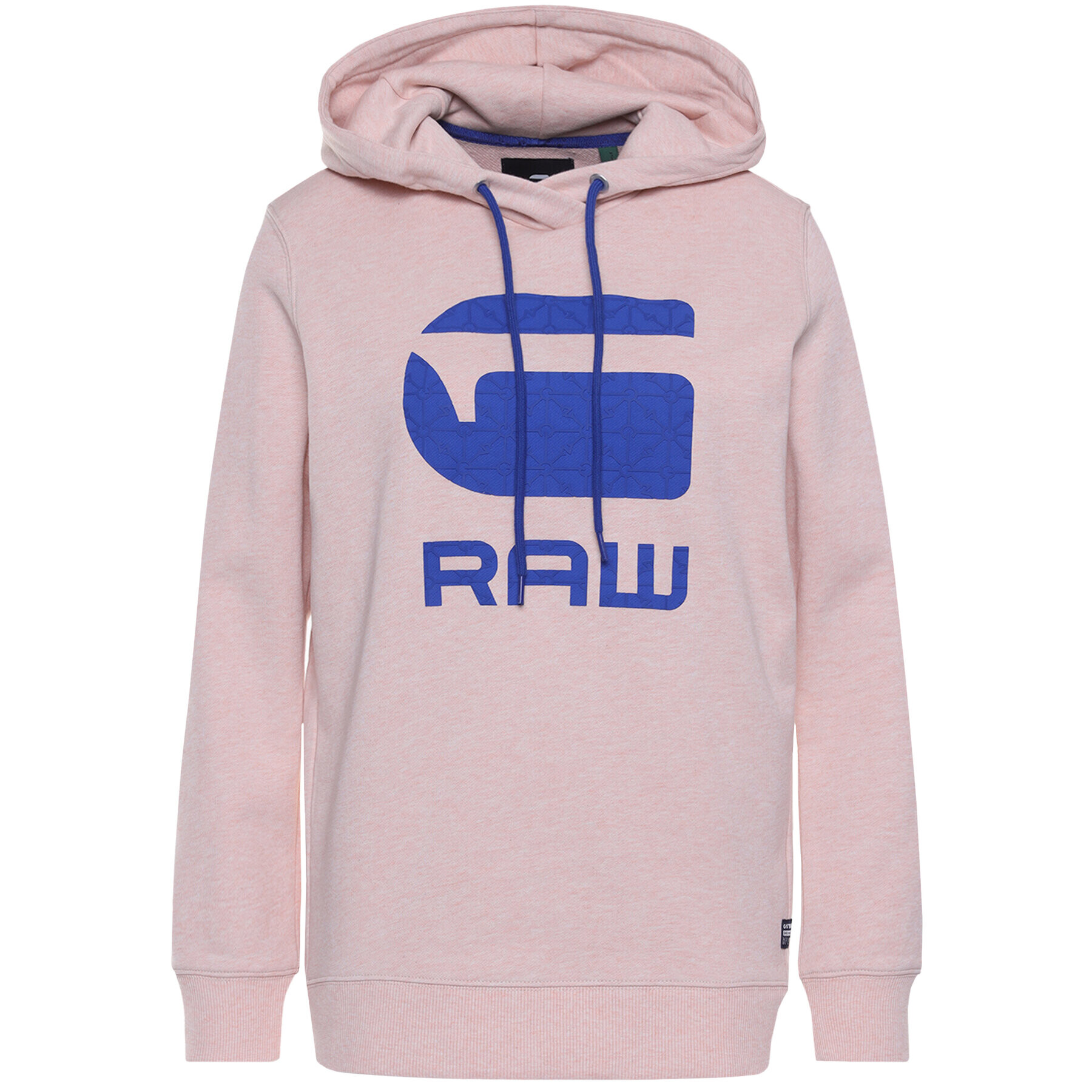 G-Star Raw Bluză Boyfriend Diamond Line Graphic Hooded D16236-A613-B243 Roz Loose Fit - Pled.ro