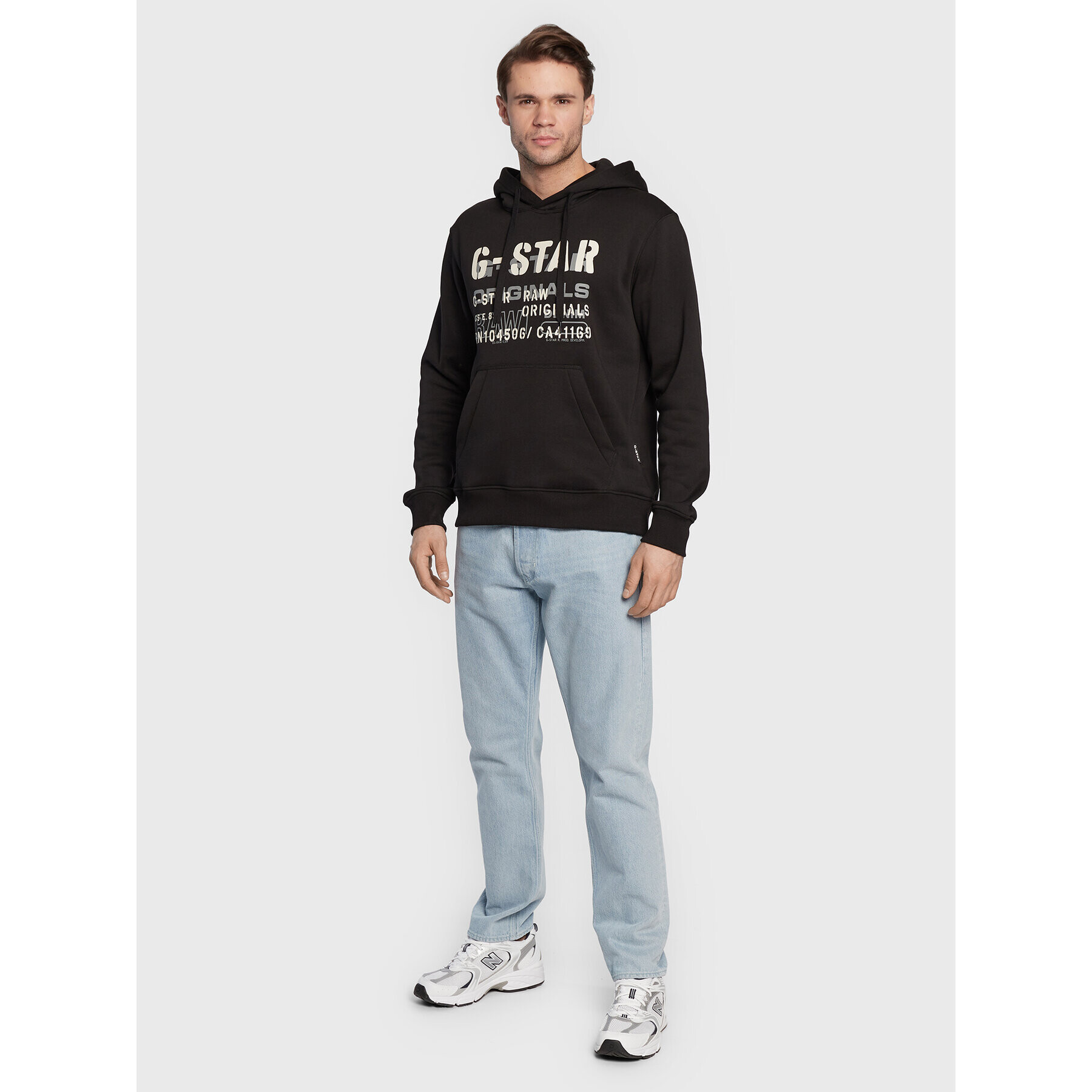 G-Star Raw Bluză Multi Layer Originals D22232-A971-6484 Negru Regular Fit - Pled.ro