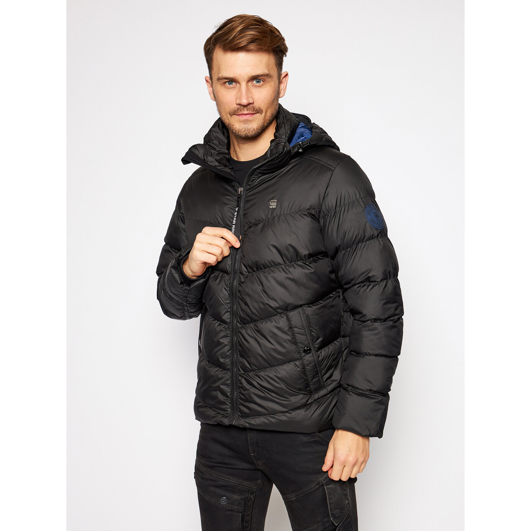 G-Star Raw Geacă din puf Whistler D14010-B958-6484 Negru Regular Fit - Pled.ro