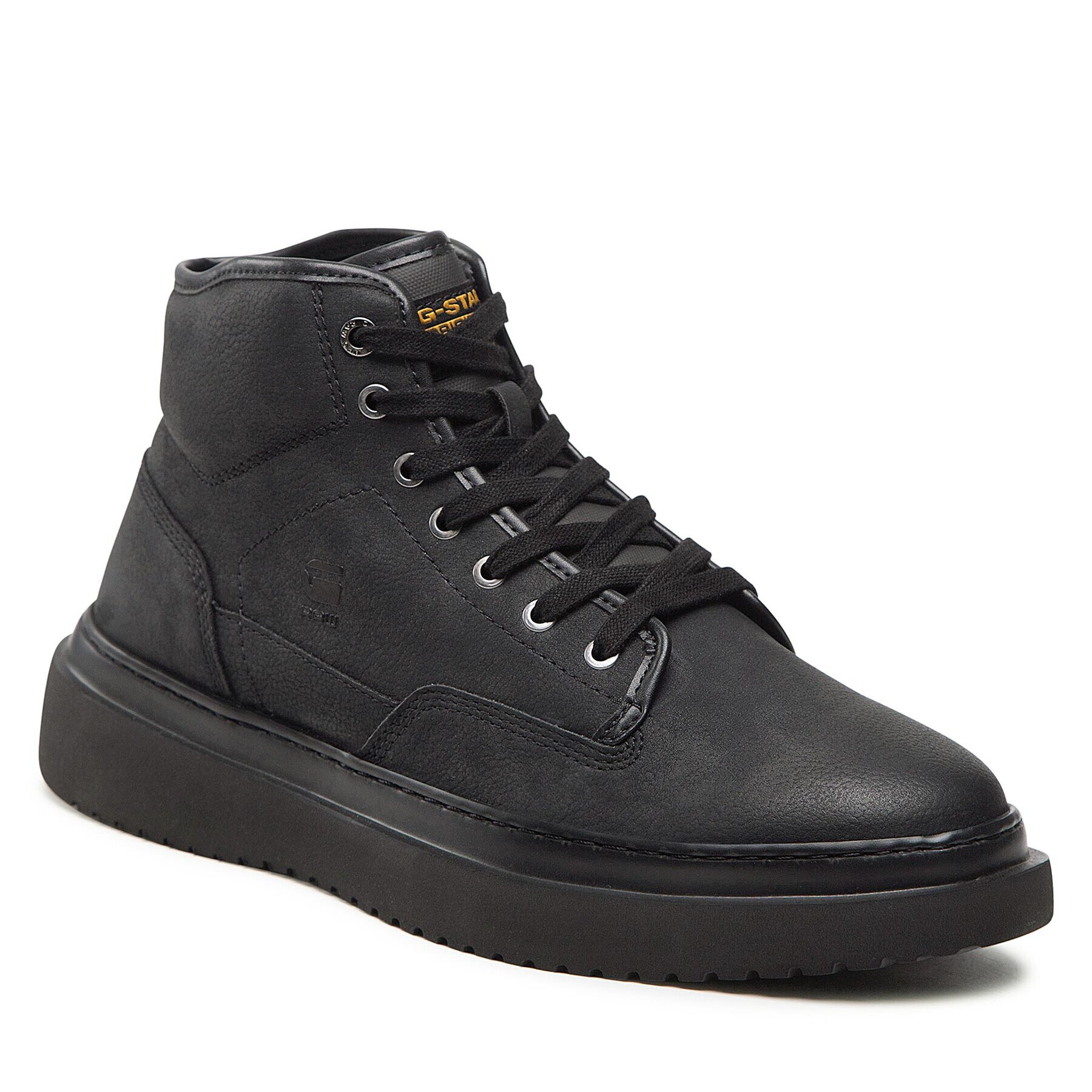 G-Star Raw Ghete Dexter Bo Mid Nub M 2242 048702 Negru - Pled.ro