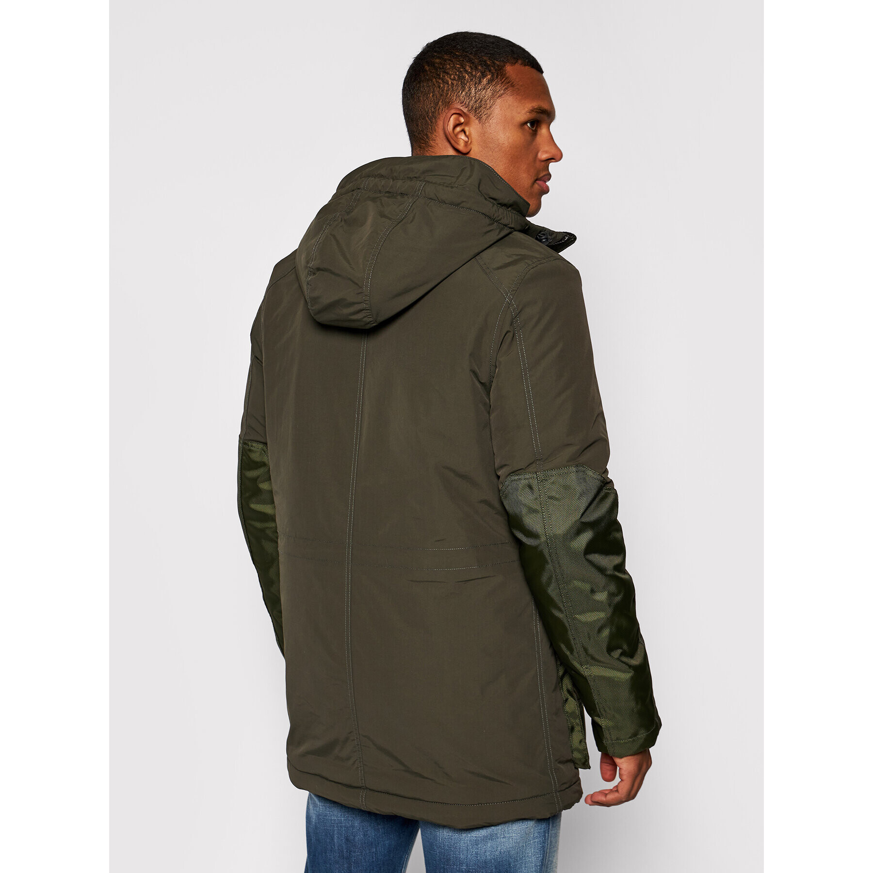 G-Star Raw Hanorac Vodan Faux Fur D17614-A281-995 Verde Regular Fit - Pled.ro