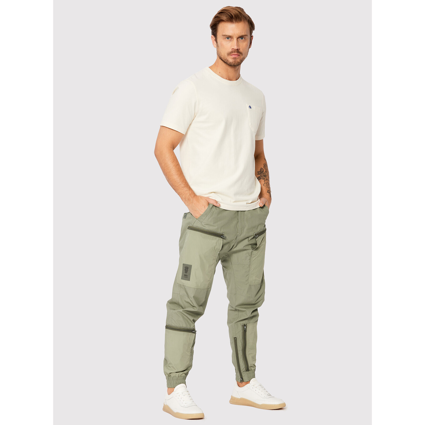 G-Star Raw Joggers 3D Pm D22516-C973-2199 Verde Relaxed Fit - Pled.ro