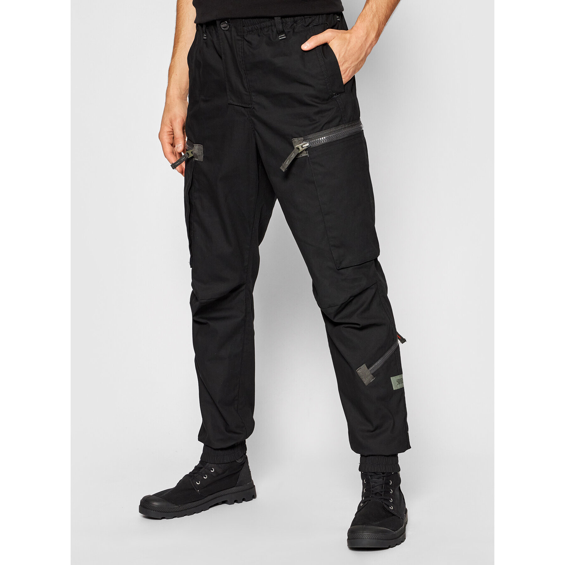 G-Star Raw Joggers Flight RCT Cargo D20151-9288-6484 Negru Relaxed Fit - Pled.ro