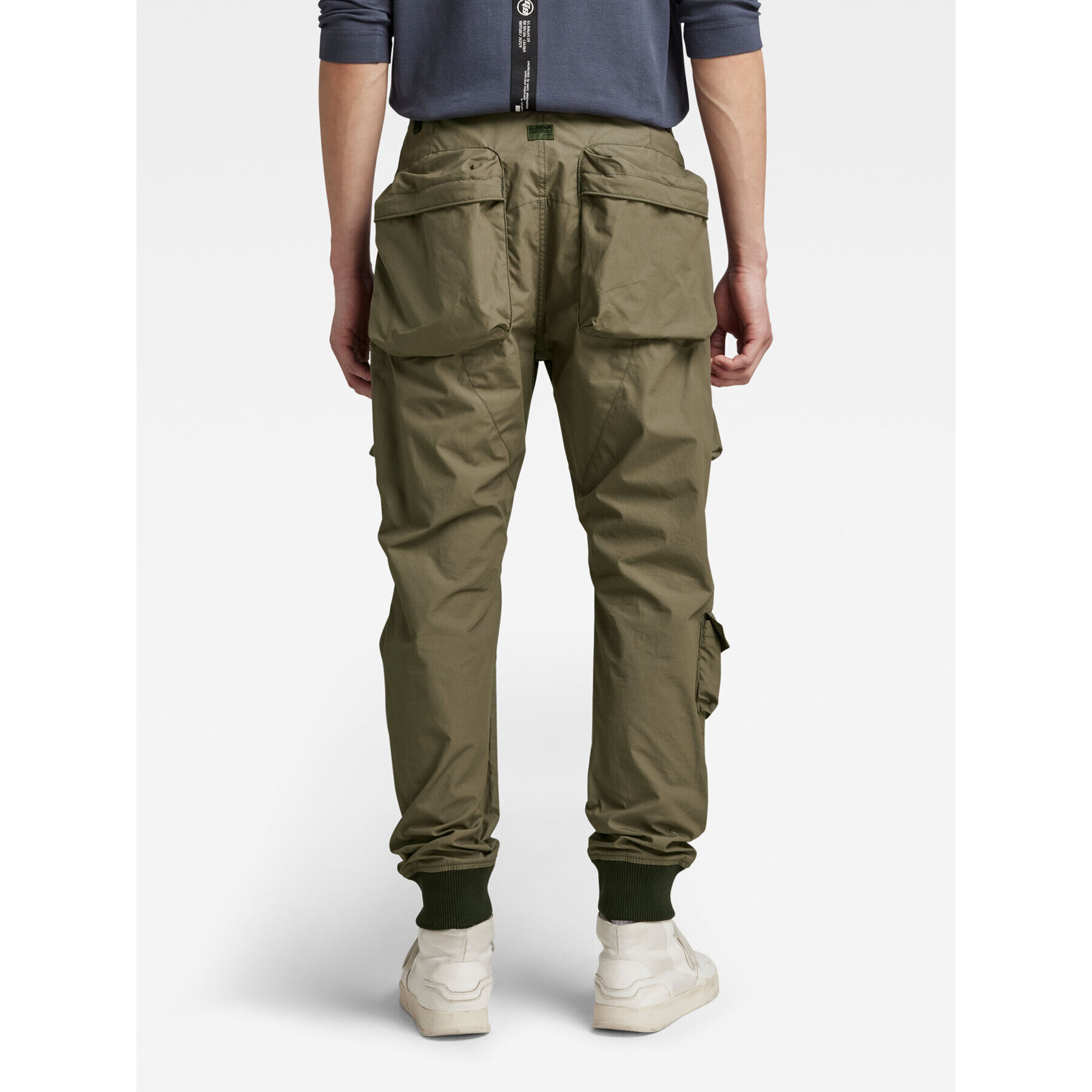 G-Star Raw Pantaloni din material D19706-A790-273 Verde Tapered Fit - Pled.ro