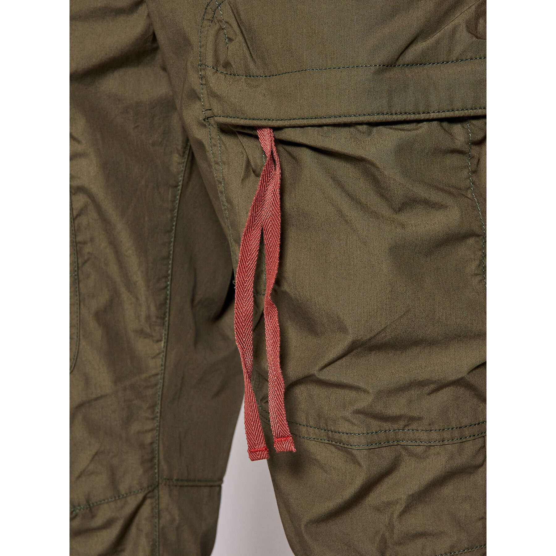 G-Star Raw Pantaloni din material Pabe Poplin Verde Regular Fit - Pled.ro