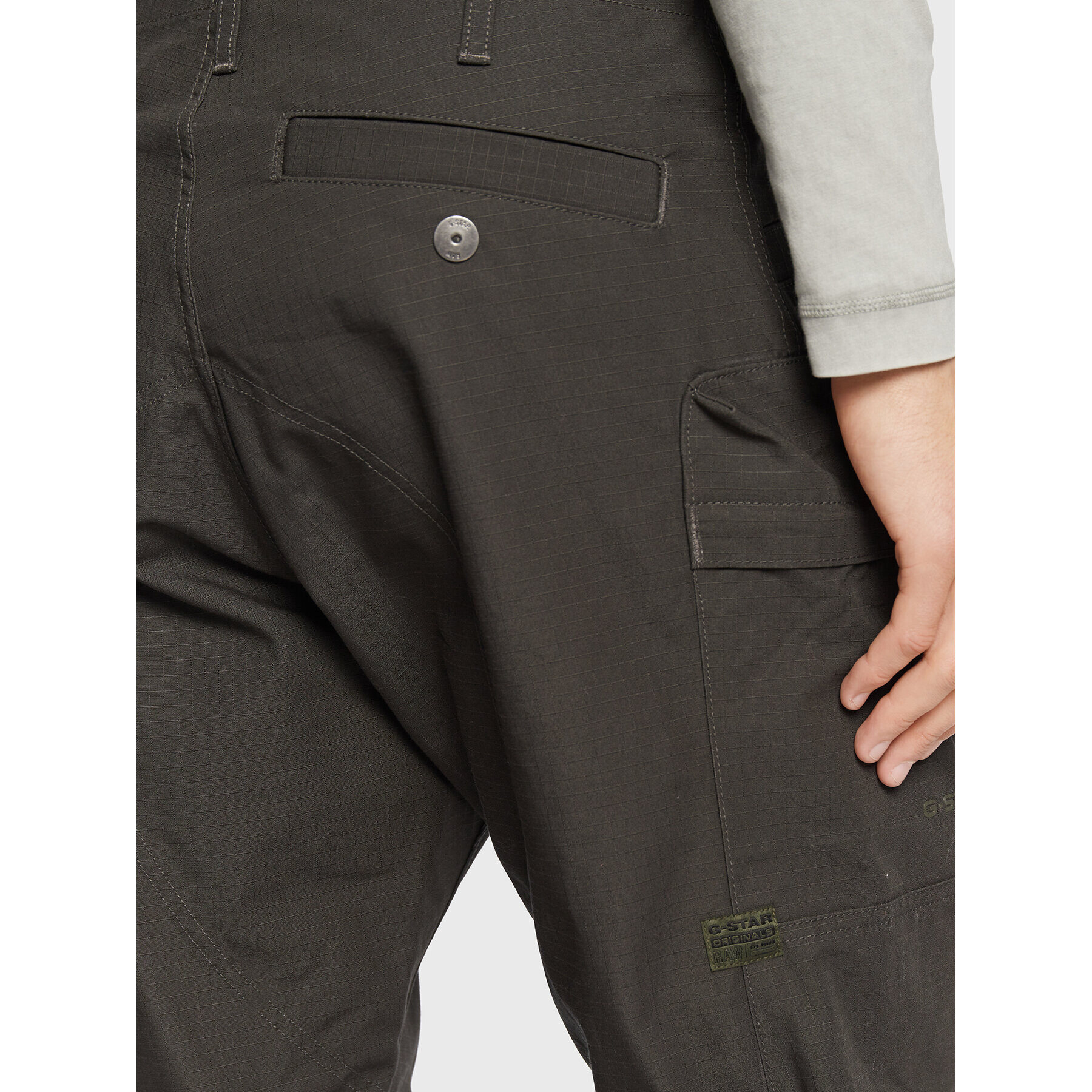 G-Star Raw Pantaloni din material Sobiru D22555-D213-5812 Gri Relaxed Fit - Pled.ro