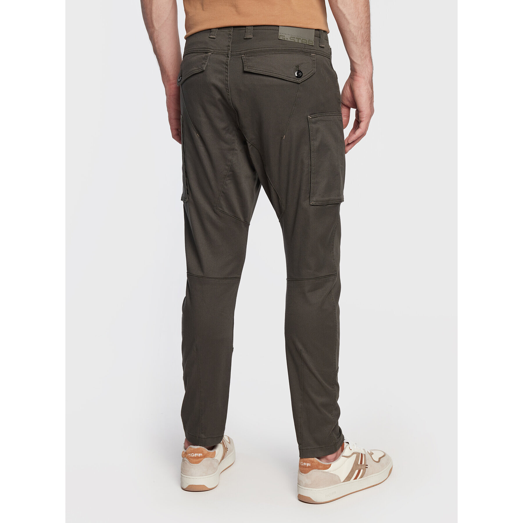 G-Star Raw Pantaloni din material Zip Pocket 3D D21975-C105-995 Gri Skinny Fit - Pled.ro