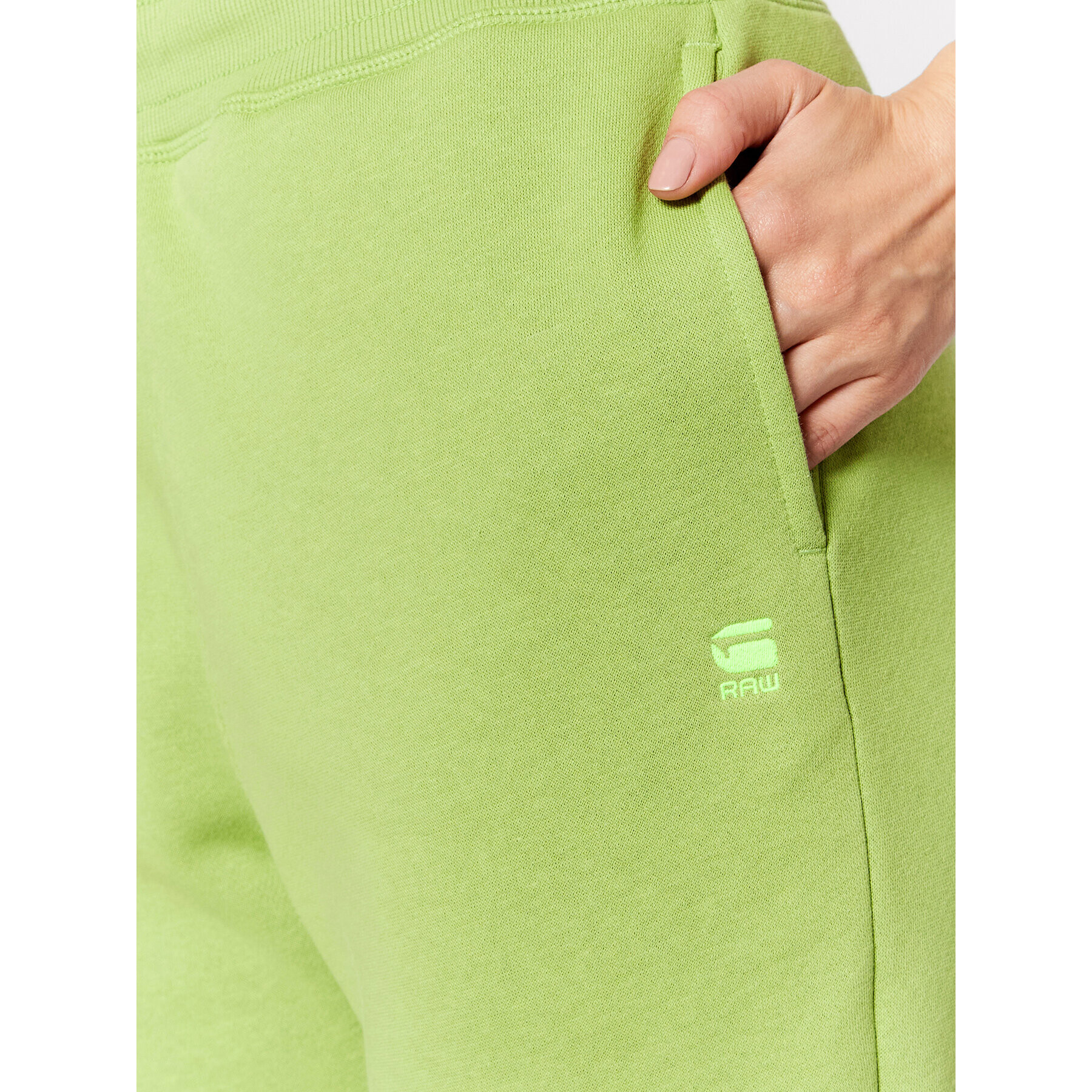 G-Star Raw Pantaloni trening Pacior D21320-C235-D115 Verde Tapered Fit - Pled.ro