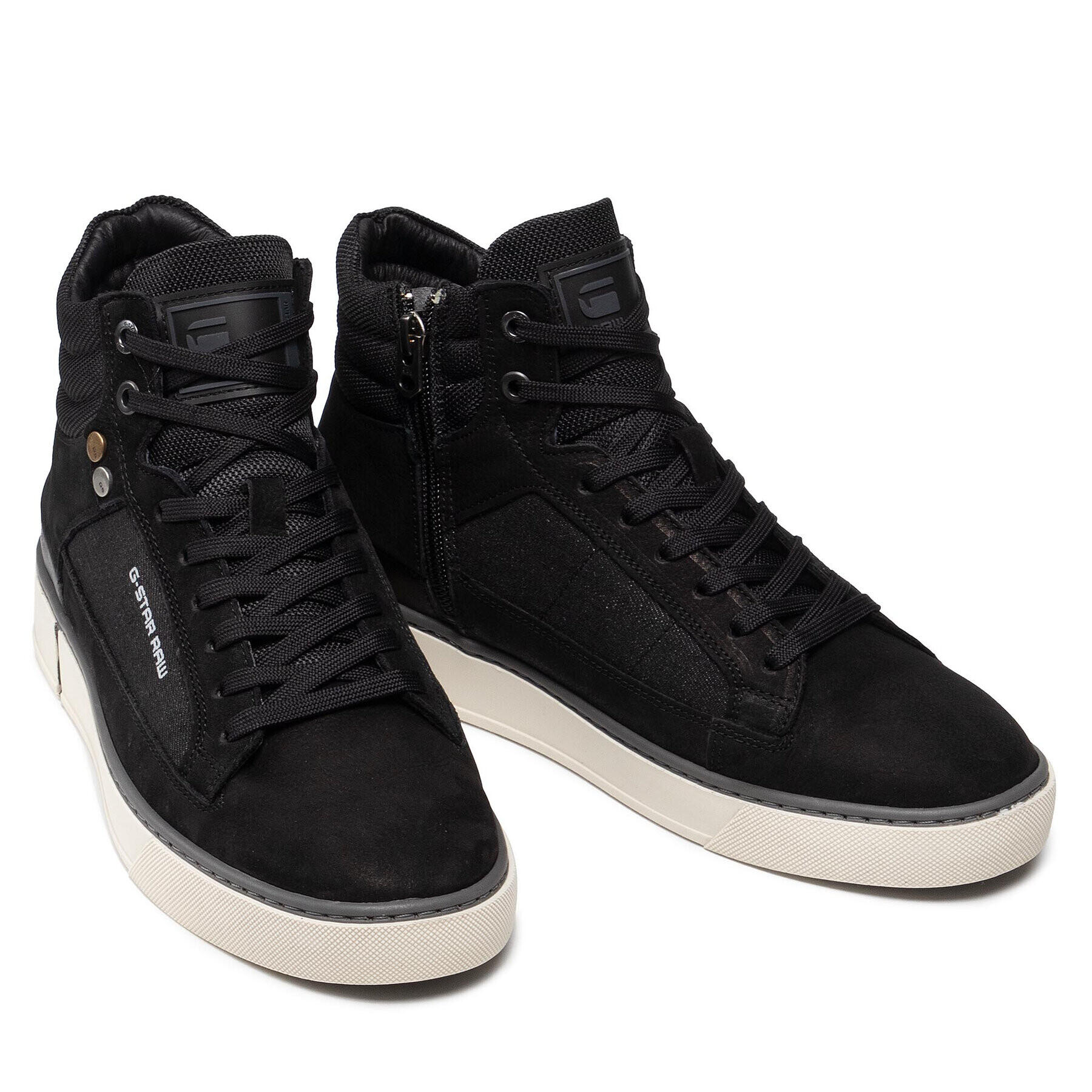 G-Star Raw Sneakers Ravond Mid Dnm 2142 005505 Negru - Pled.ro