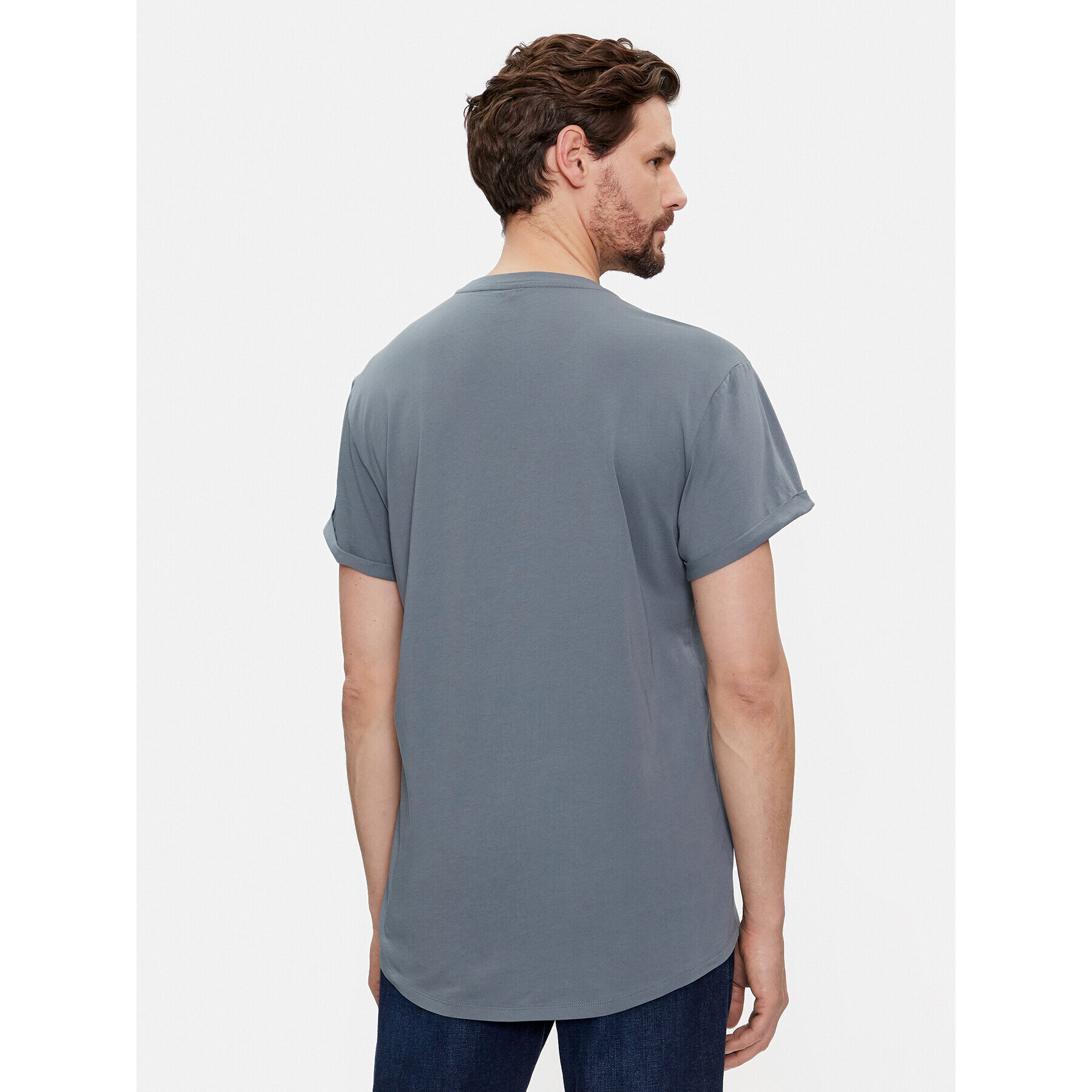 G-Star Raw Tricou Lash D16396-B353-5781 Albastru Regular Fit - Pled.ro