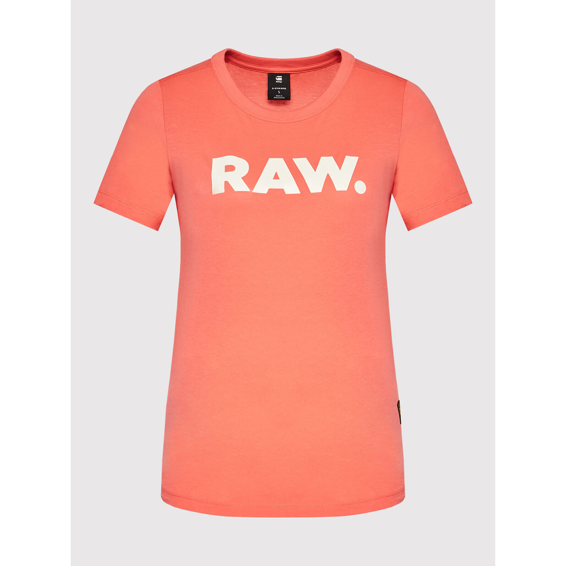 G-Star Raw Tricou Raw. D21226 -107-D159 Portocaliu Slim Fit - Pled.ro