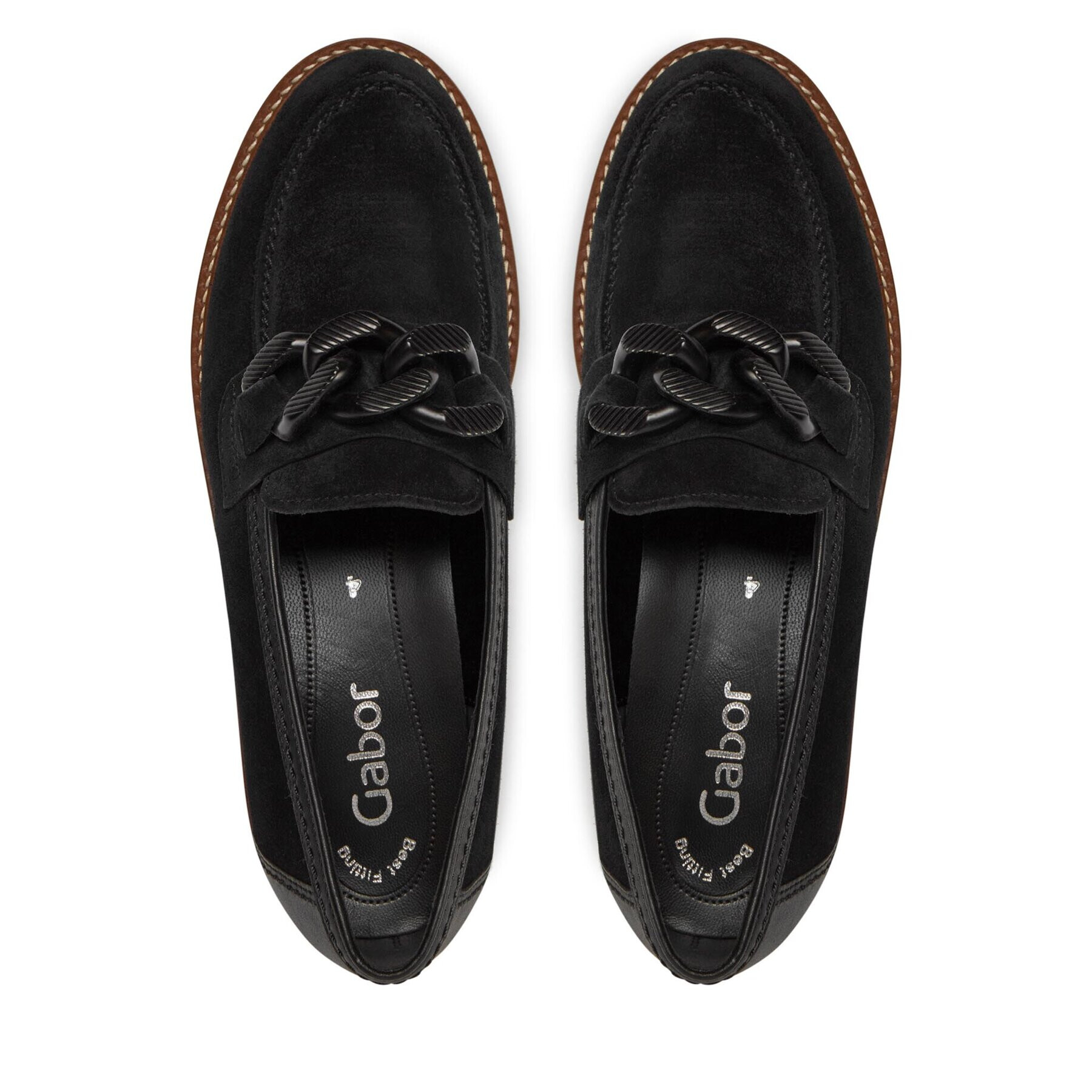 Gabor Loafers 35.240.17 Negru - Pled.ro