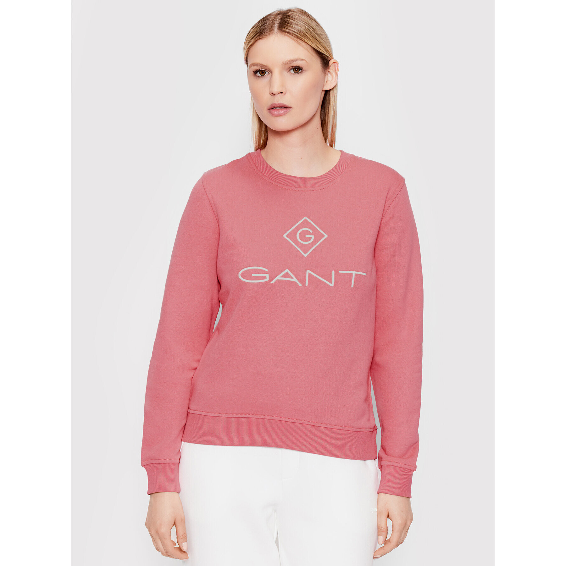 Gant Bluză Lock Up 4204680 Roz Regular Fit - Pled.ro