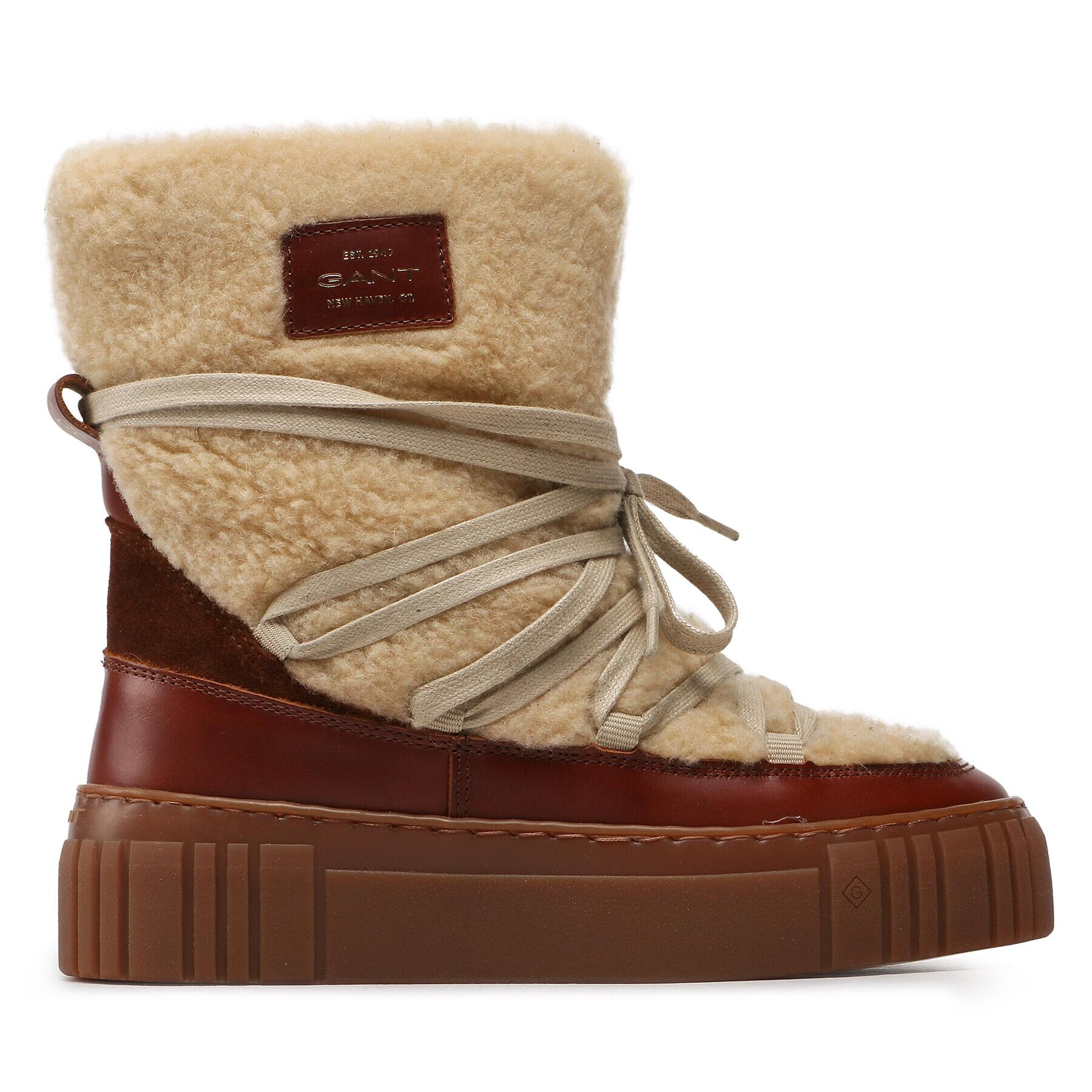 Gant Botine Snowmont 25541204 Bej - Pled.ro