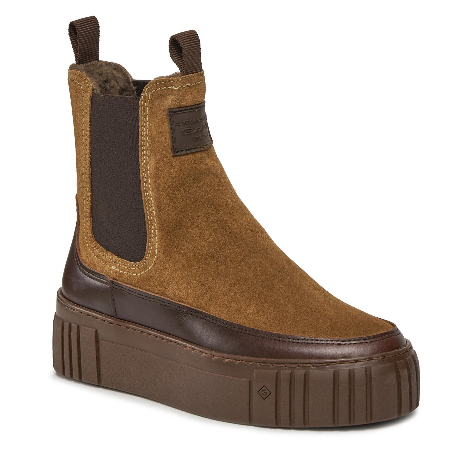 Gant Botine Snowmont Chelsea Boot 27553371 Maro - Pled.ro