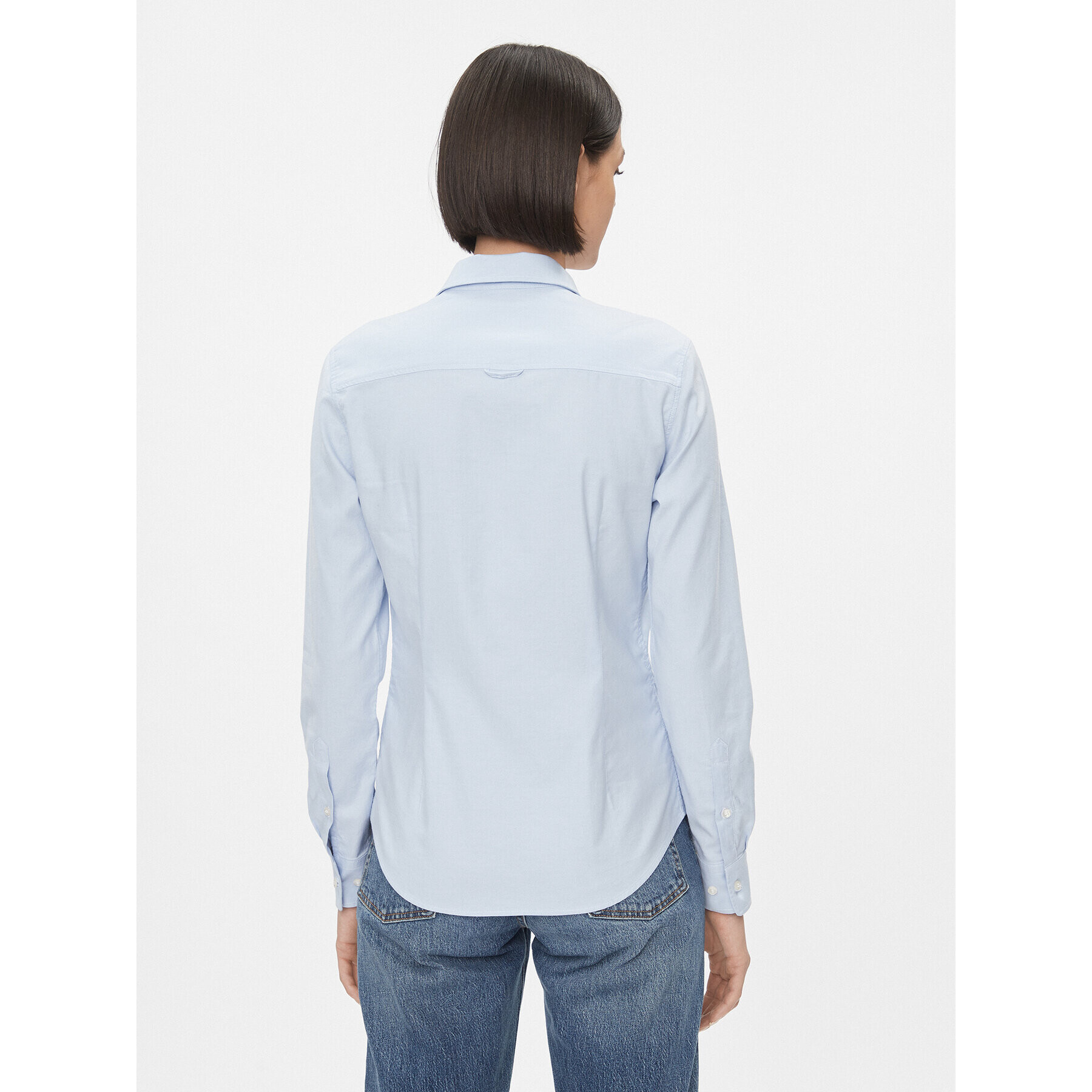 Gant Cămașă Slim Stretch Oxford 4300141 Albastru Slim Fit - Pled.ro