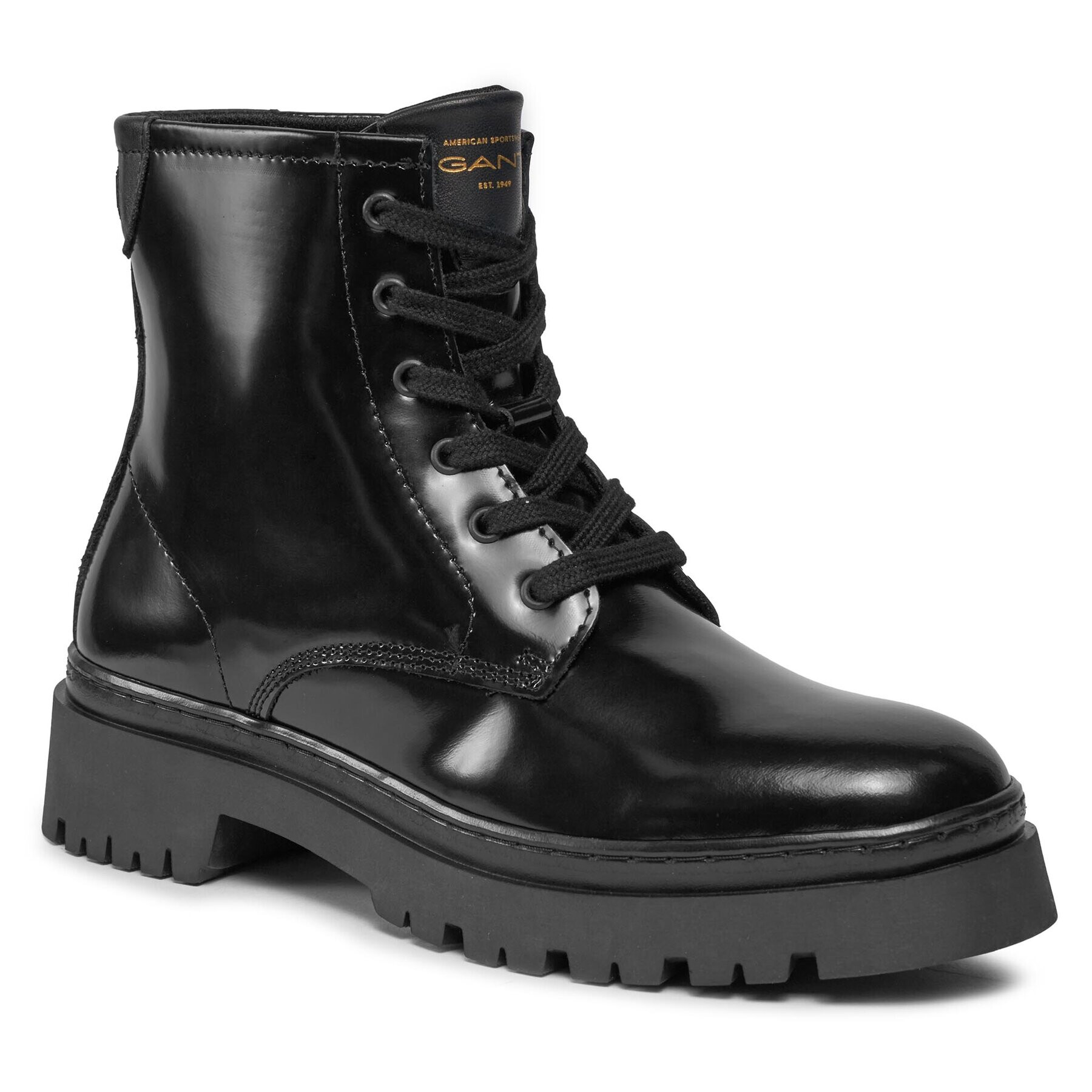 Gant Ghete Jodhpur Aligrey Mid Boot 27541323 Negru - Pled.ro