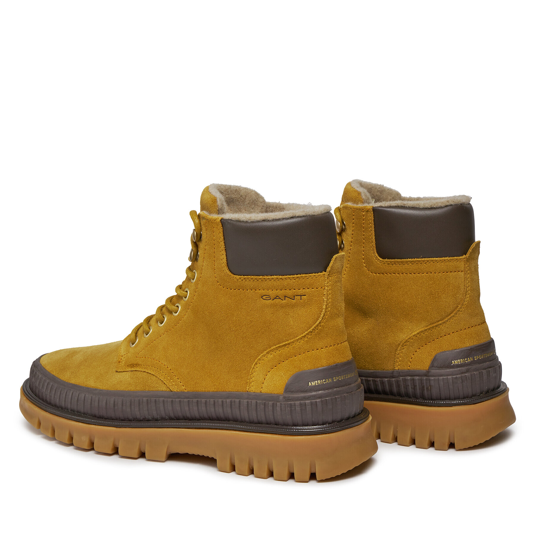 Gant Ghete Nebrada Mid Boot 27643360 Galben - Pled.ro