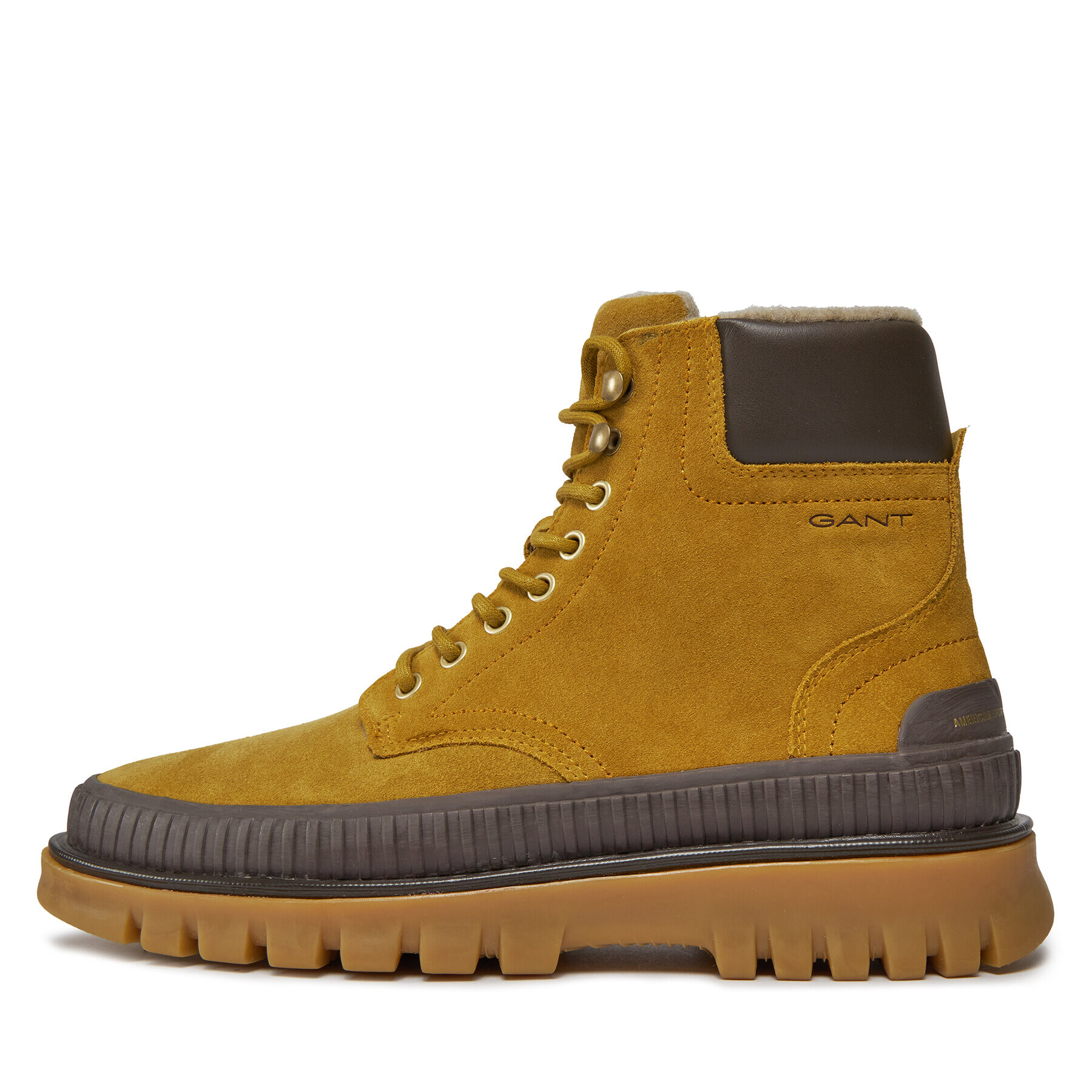 Gant Ghete Nebrada Mid Boot 27643360 Galben - Pled.ro