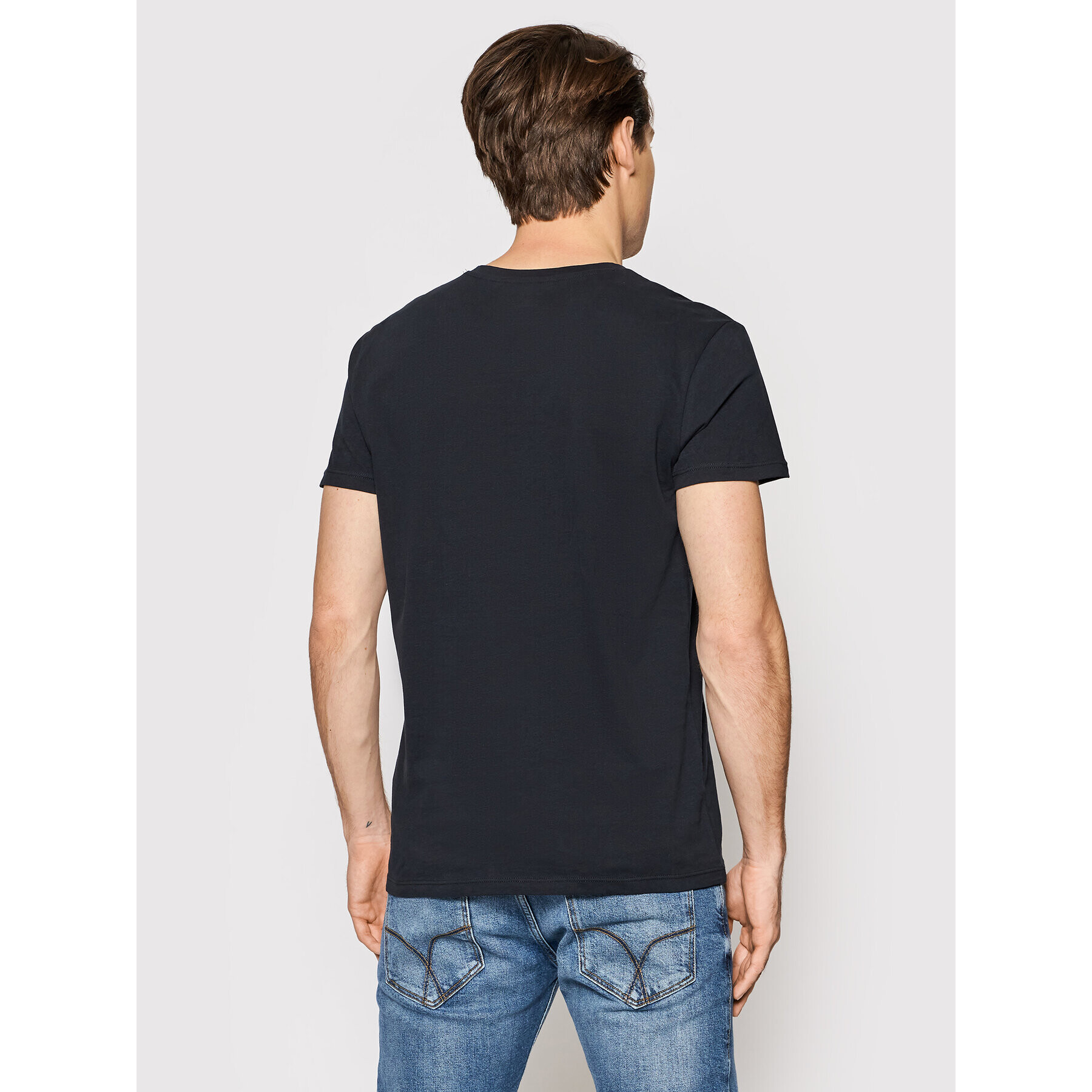 Gant Set 2 tricouri Essentials 901002118 Negru Regular Fit - Pled.ro