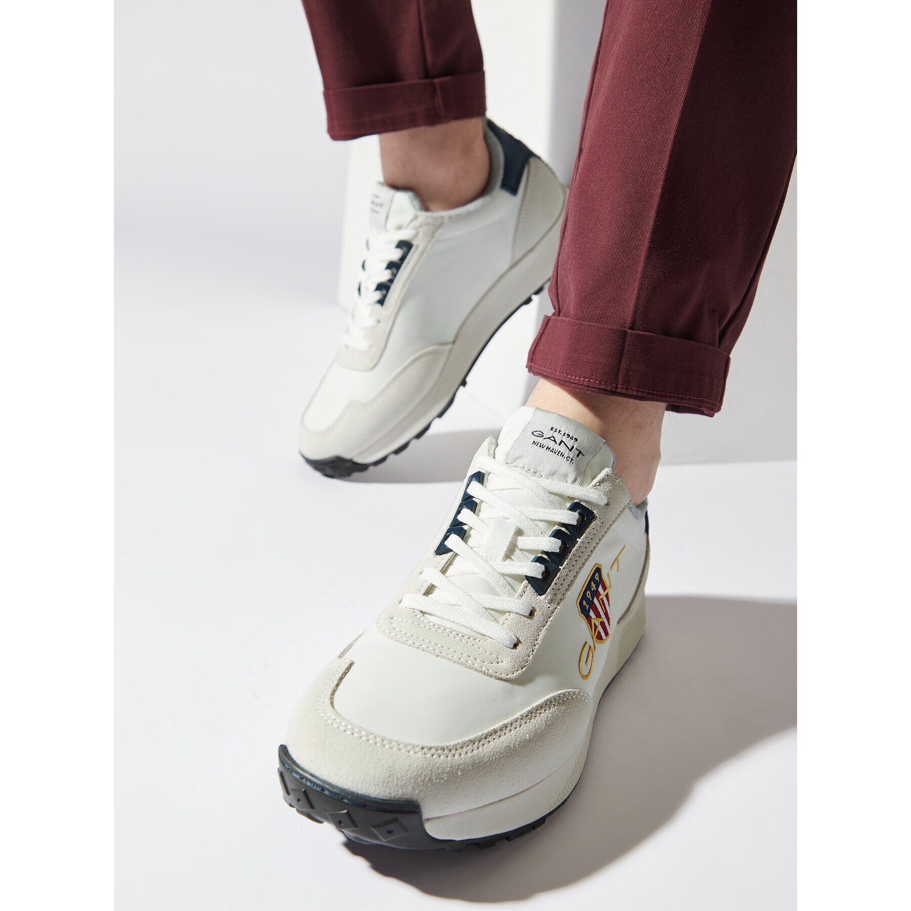 Gant Sneakers Garold 26633878 Alb - Pled.ro