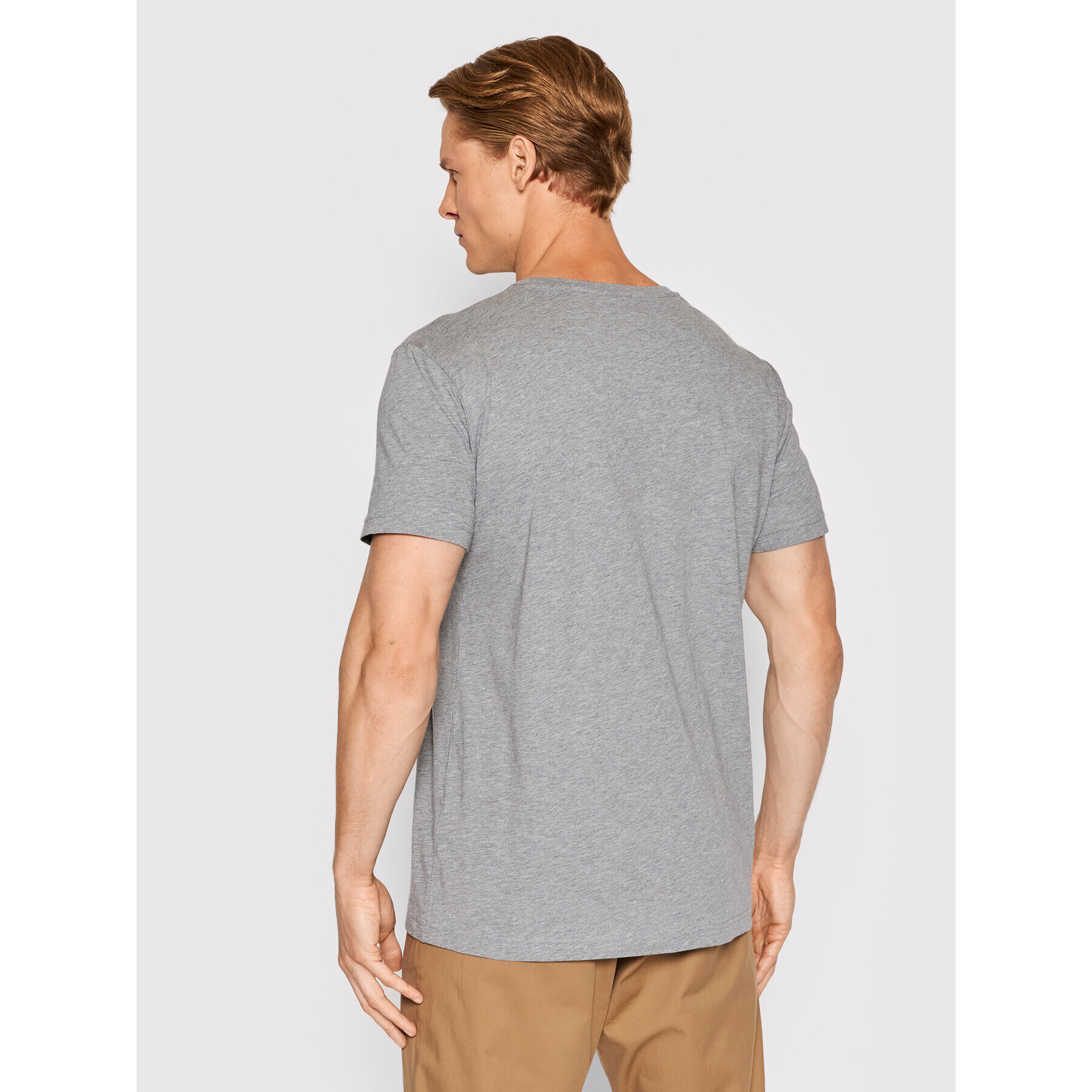 Gant Tricou D2 Archive Shield 2003099 Gri Regular Fit - Pled.ro