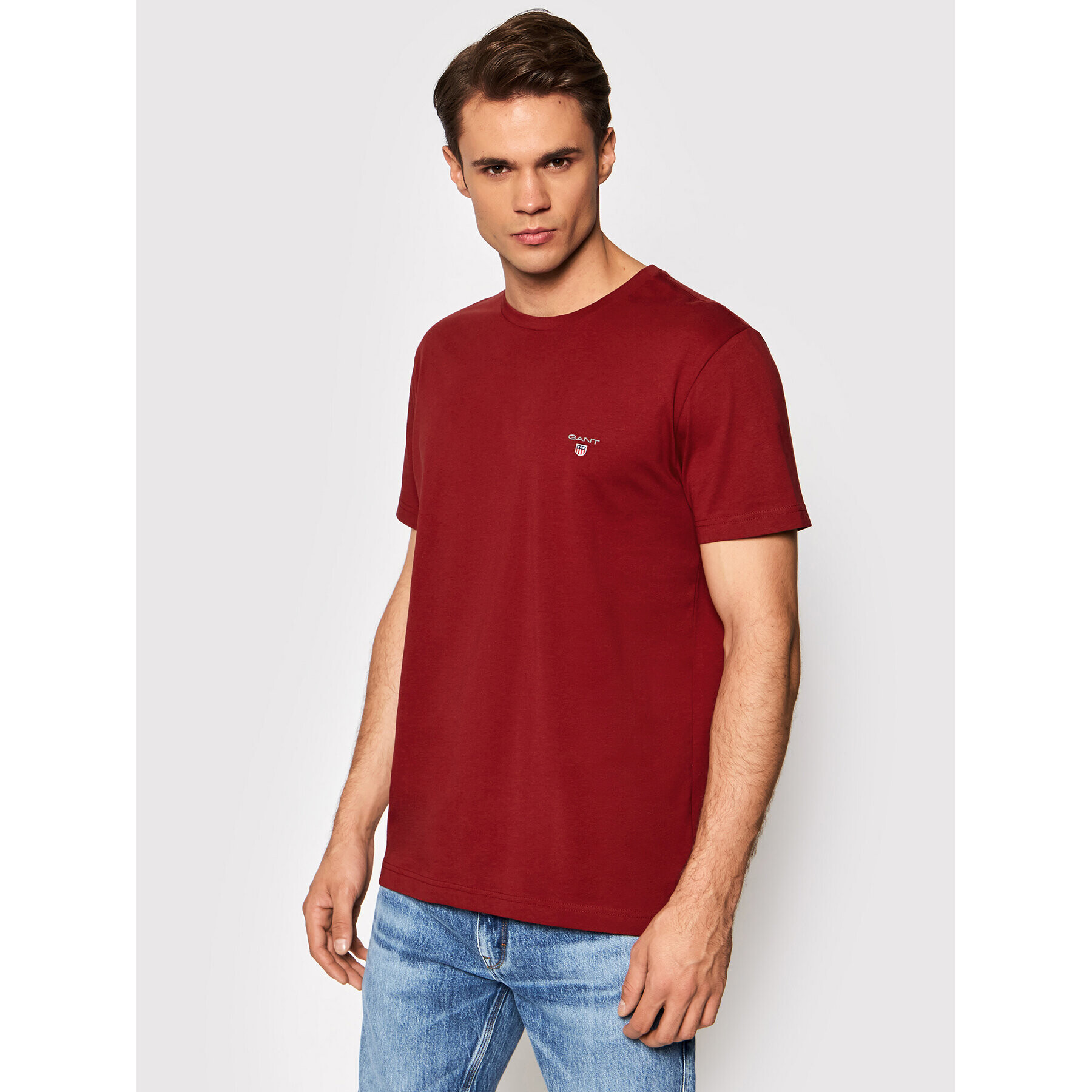 Gant Tricou Original 234100 Vișiniu Regular Fit - Pled.ro